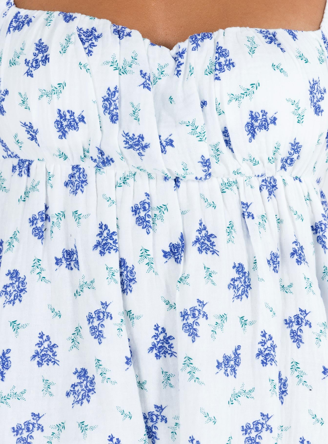 Lets Dance Mini Dress Blue Floral - Image 8