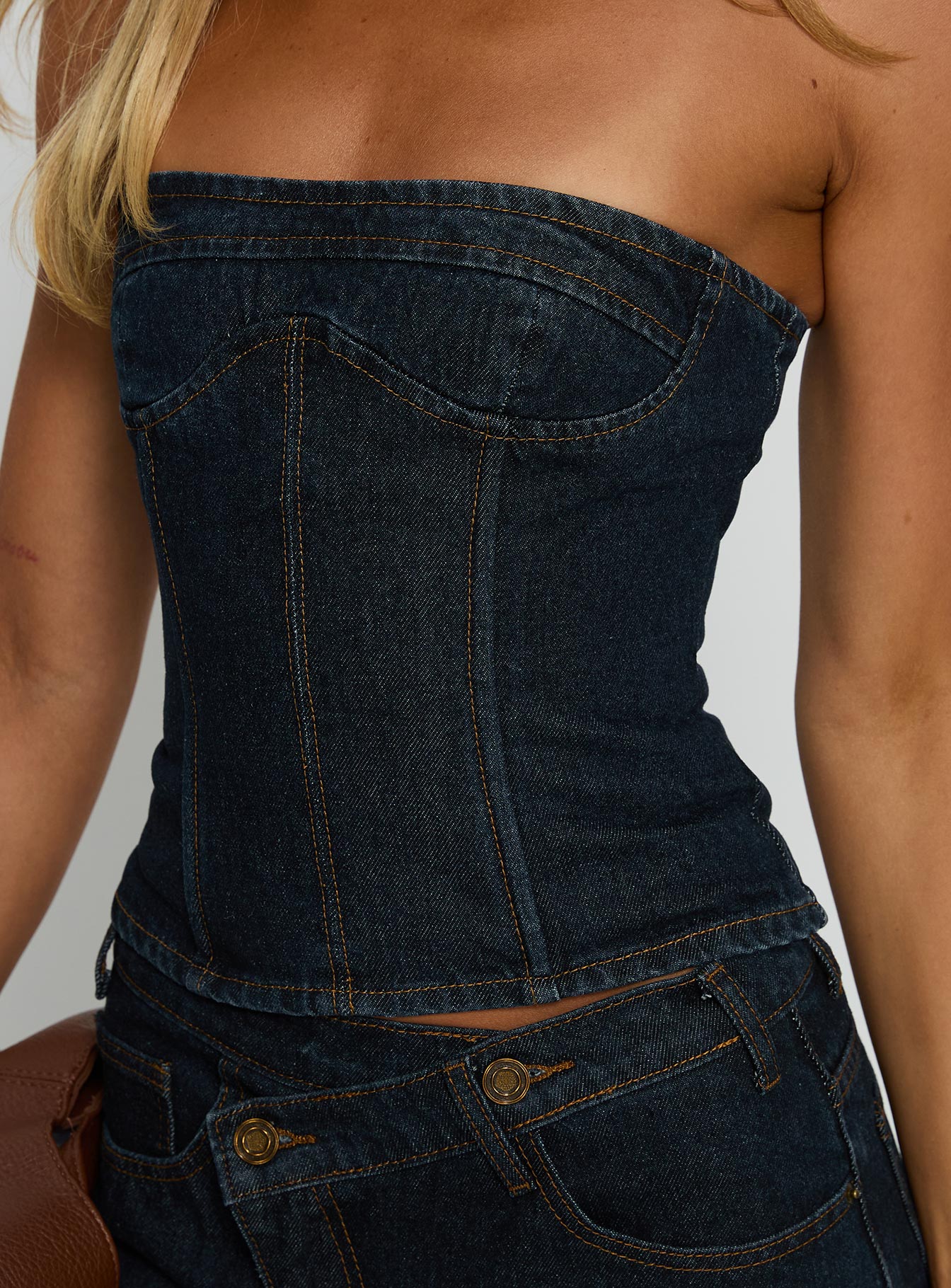 Sweetness Strapless Top Indigo - Image 7