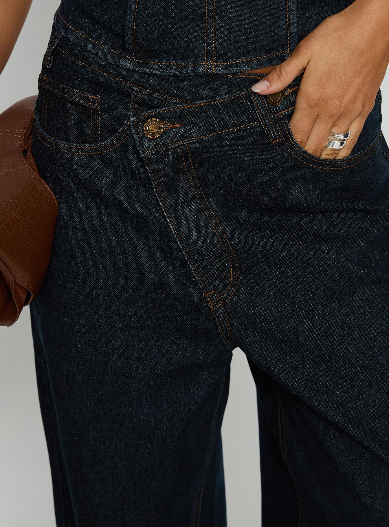 Blue Crush Low Rise Wide Leg Jeans Indigo - Image 7