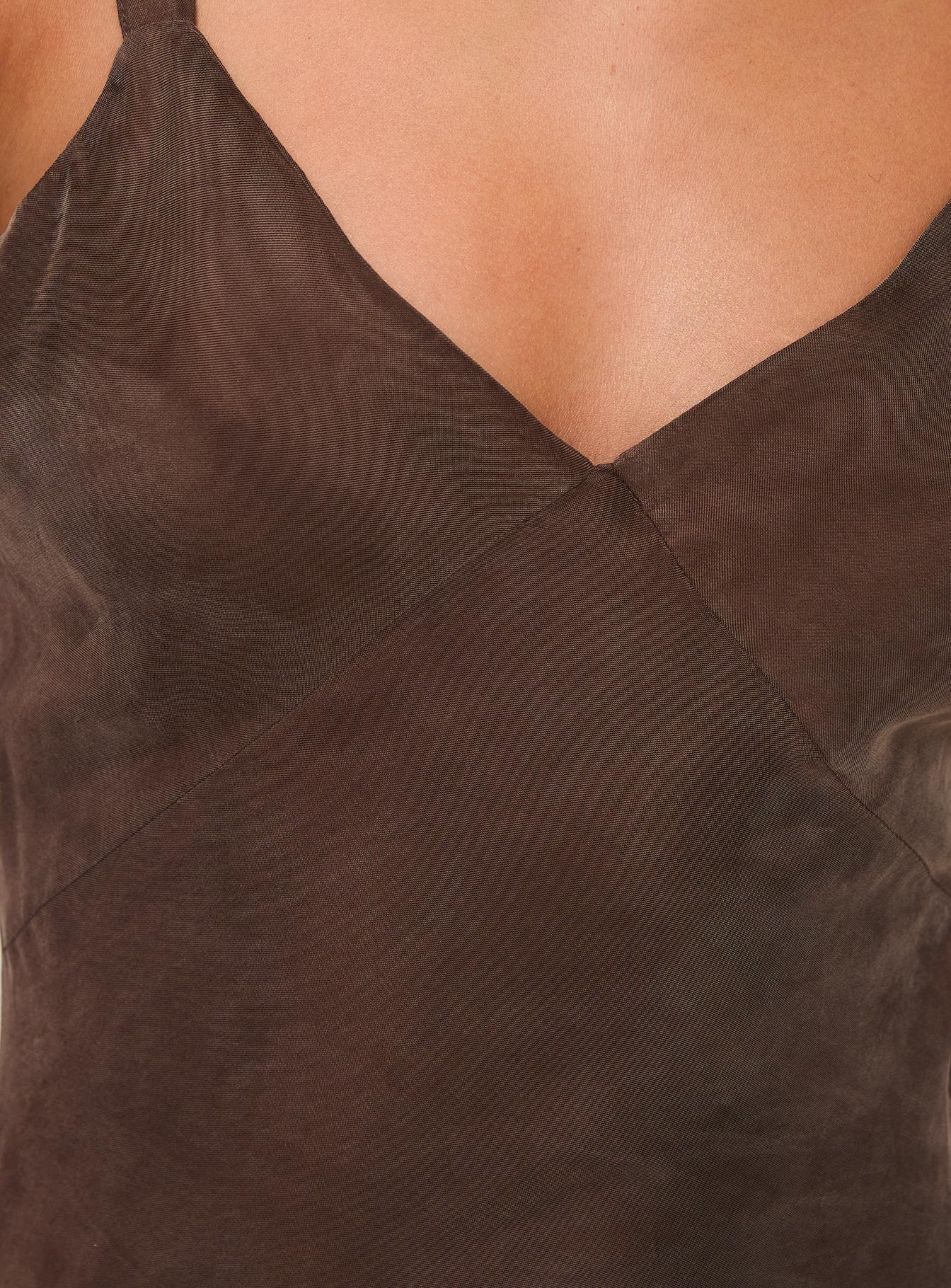 Laurette Maxi Dress Brown - Image 7
