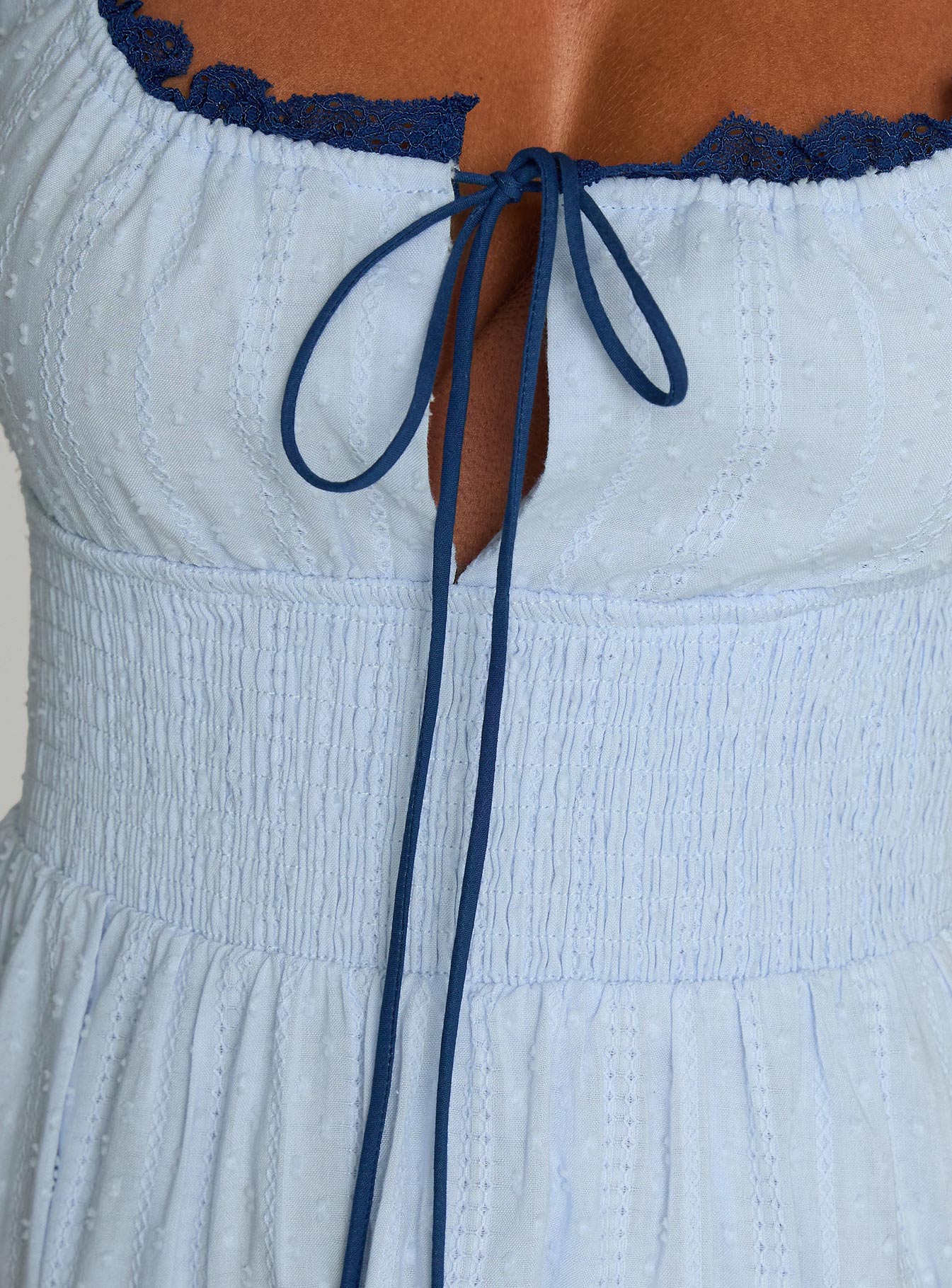 Natilda Mini Dress Blue - Image 5