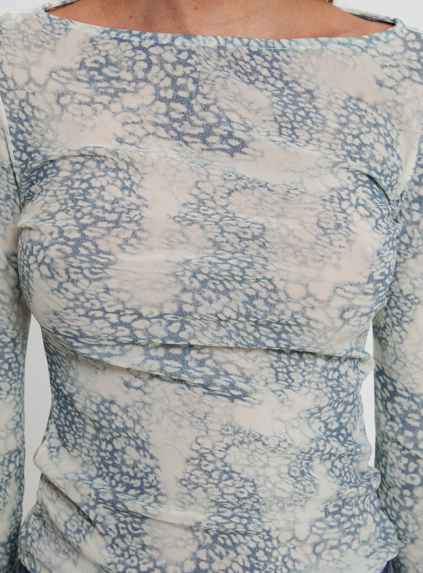Let It Happen Boat Neck Long Sleeve Top Leopard - Image 6