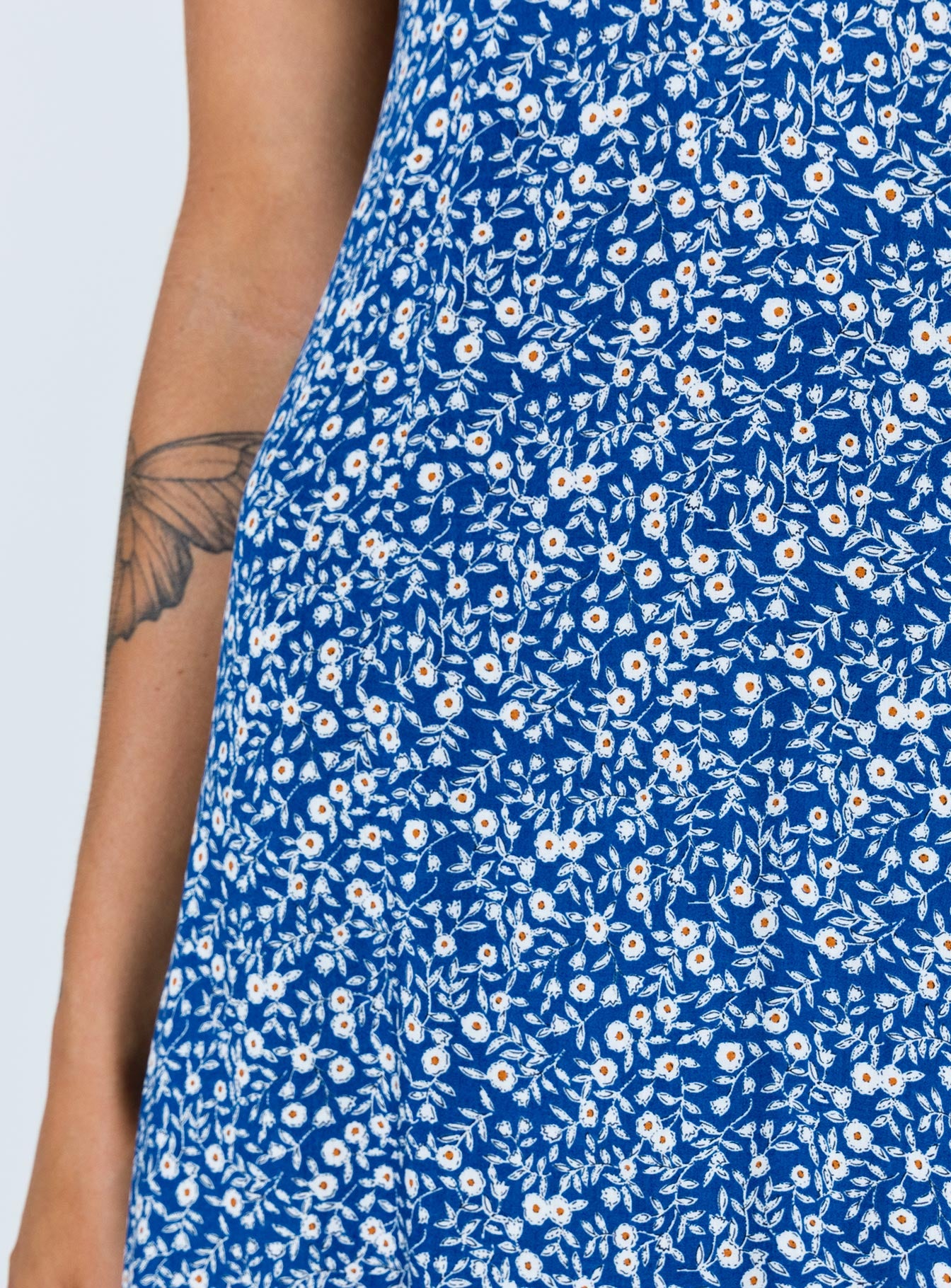 Georgia Midi Dress Navy Lower Impact - Image 6