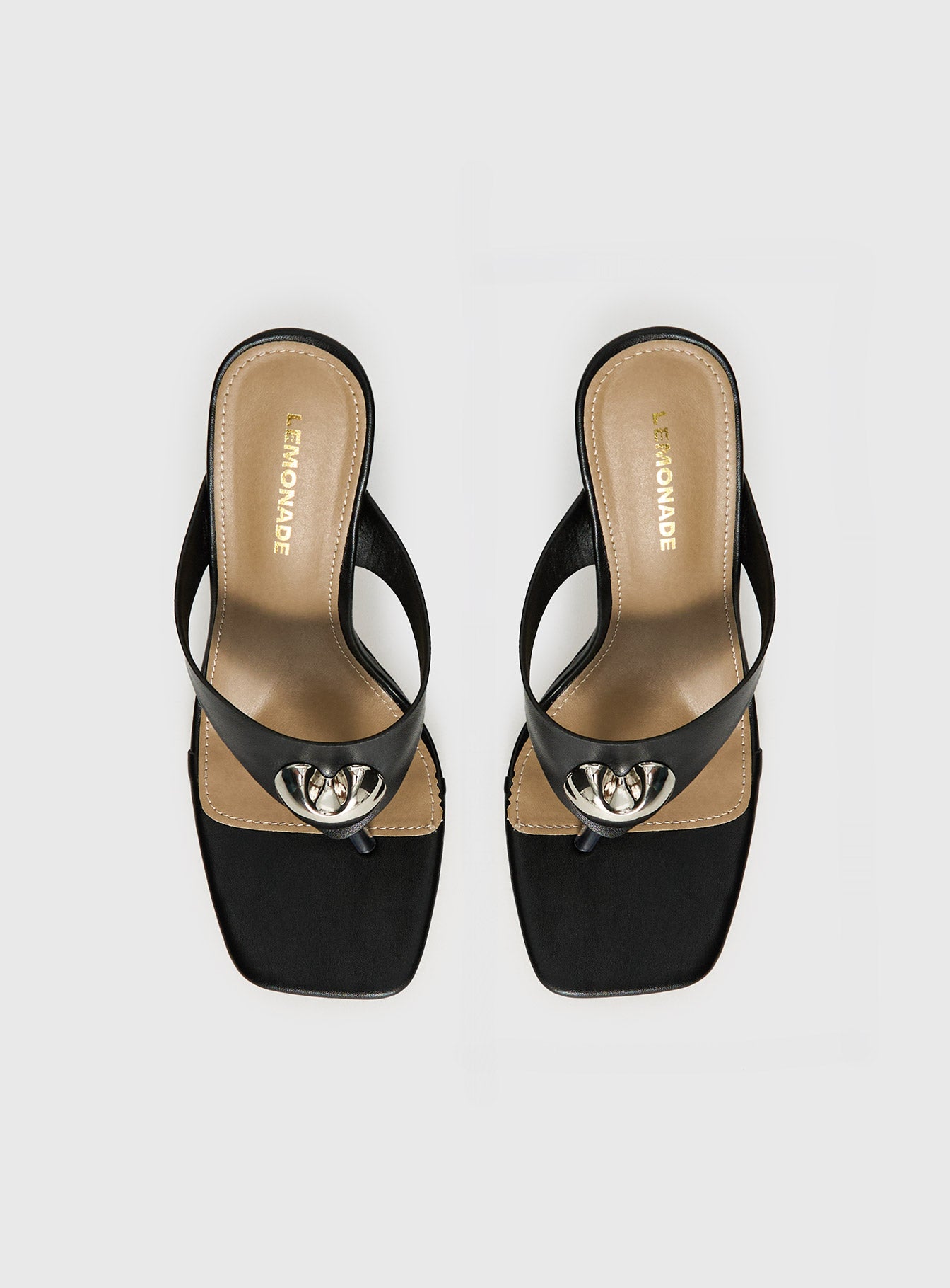 Gifted Thong Heels Black - Image 6