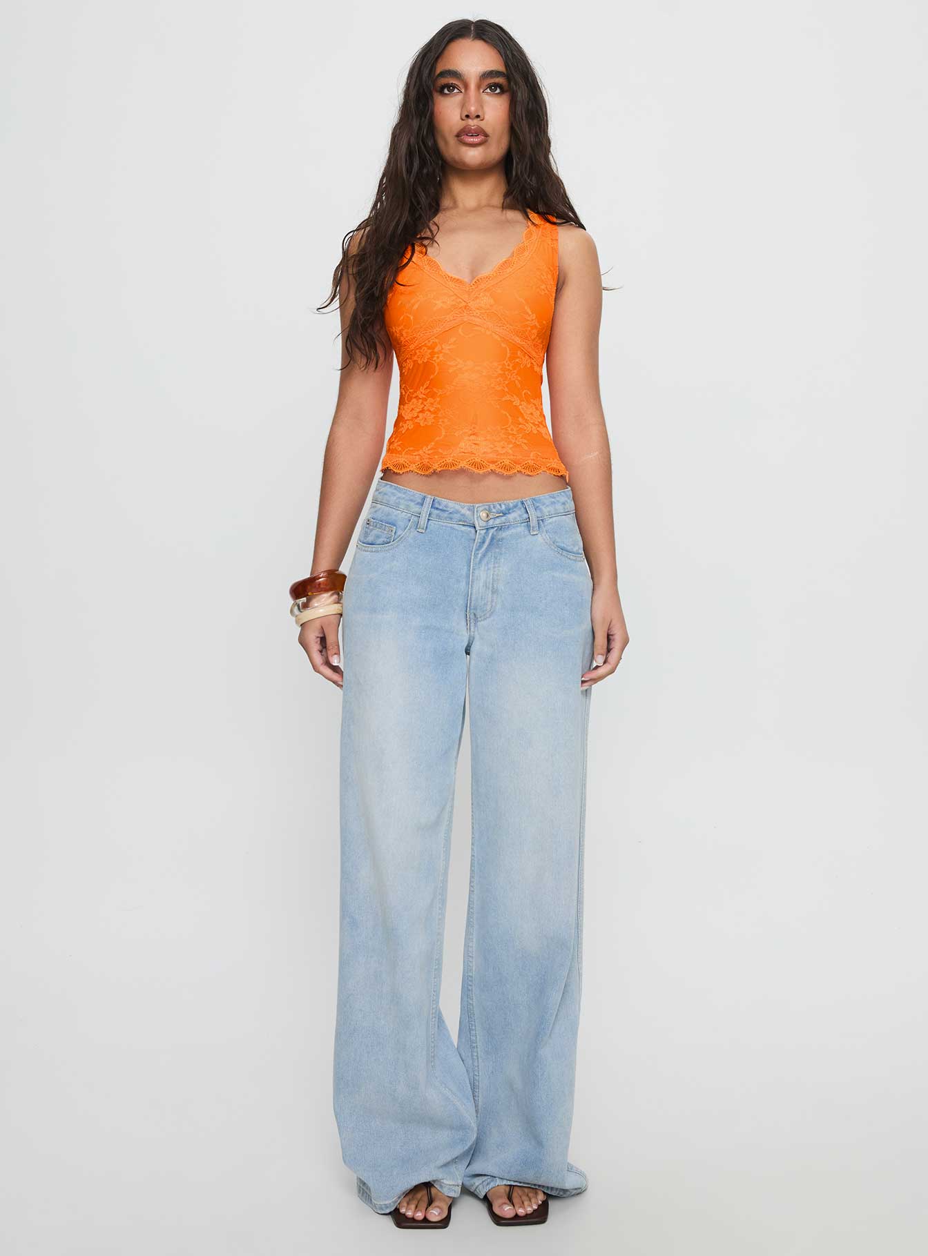 Far Away Top Orange - Image 6