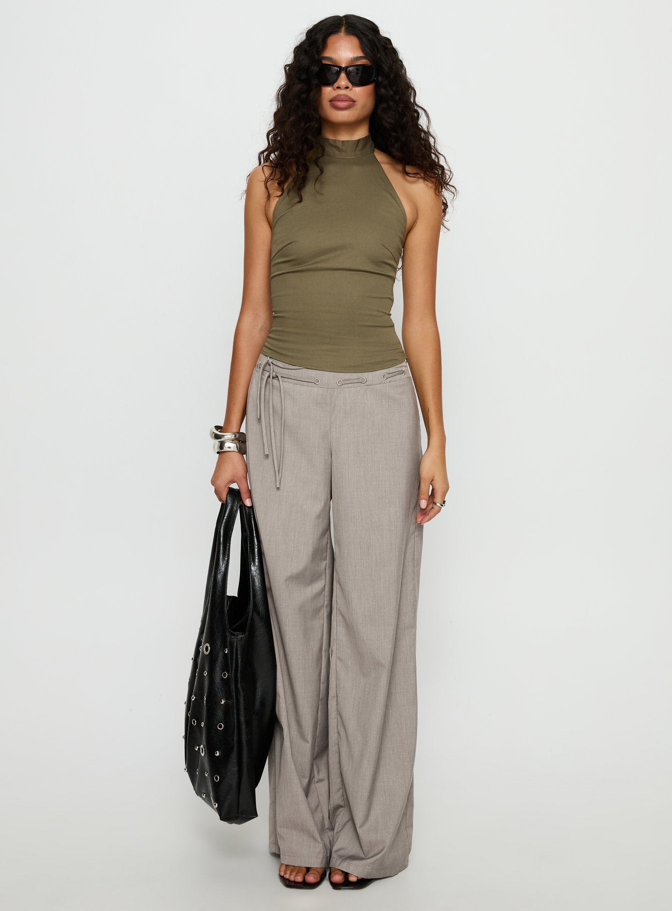 Merril Halter Top Khaki - Image 7