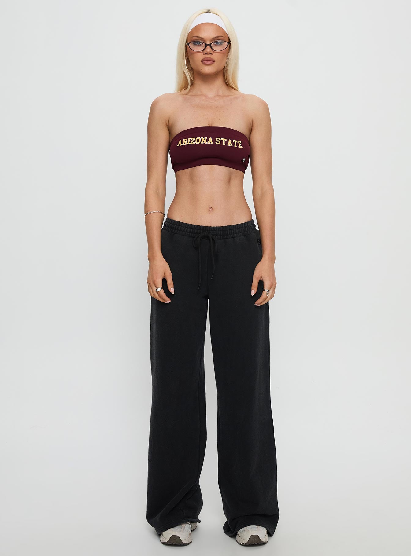 Asu Bandeau Top Maroon - Image 7