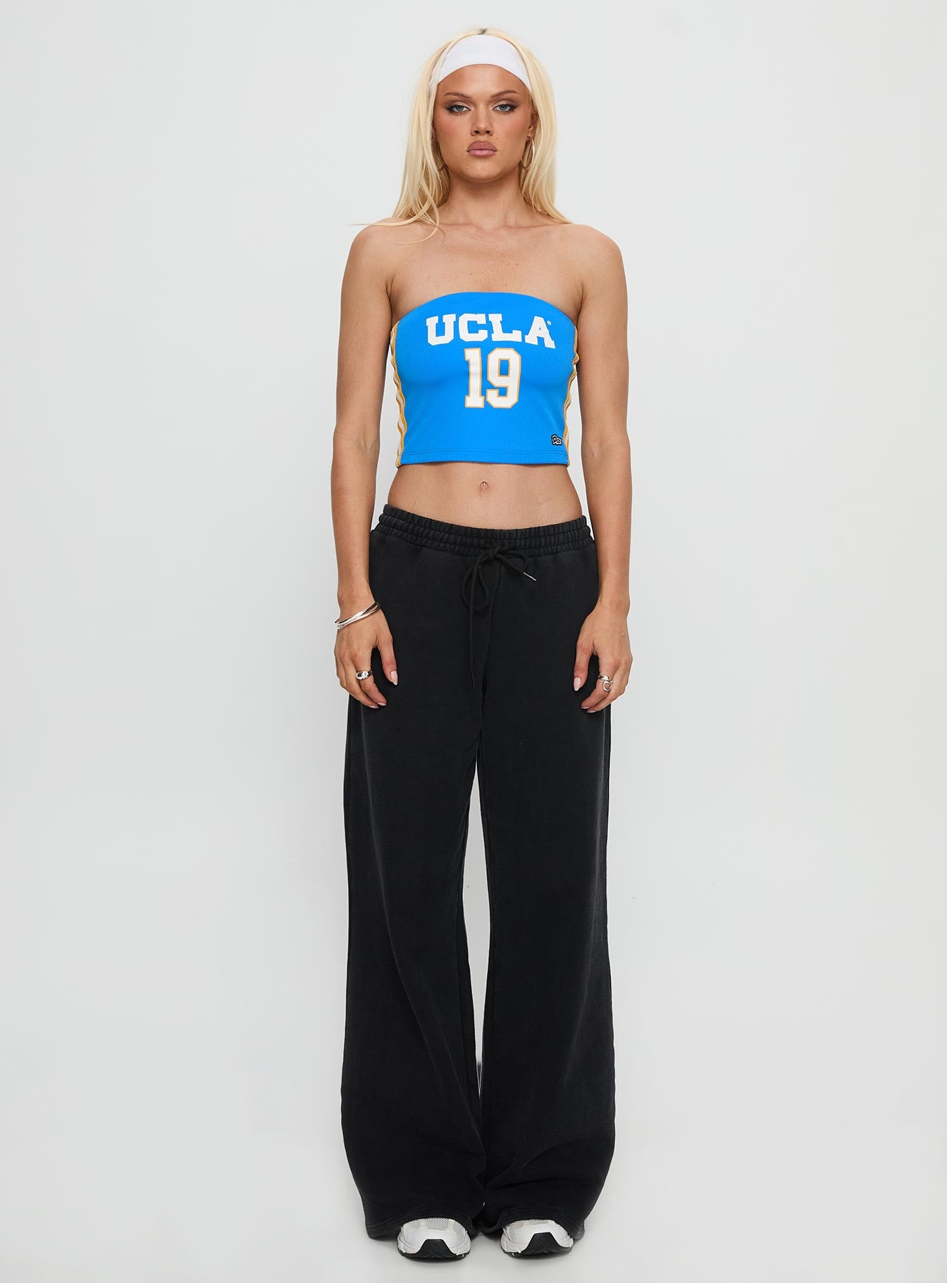Ucla Jersey Tube Top Blue - Image 6