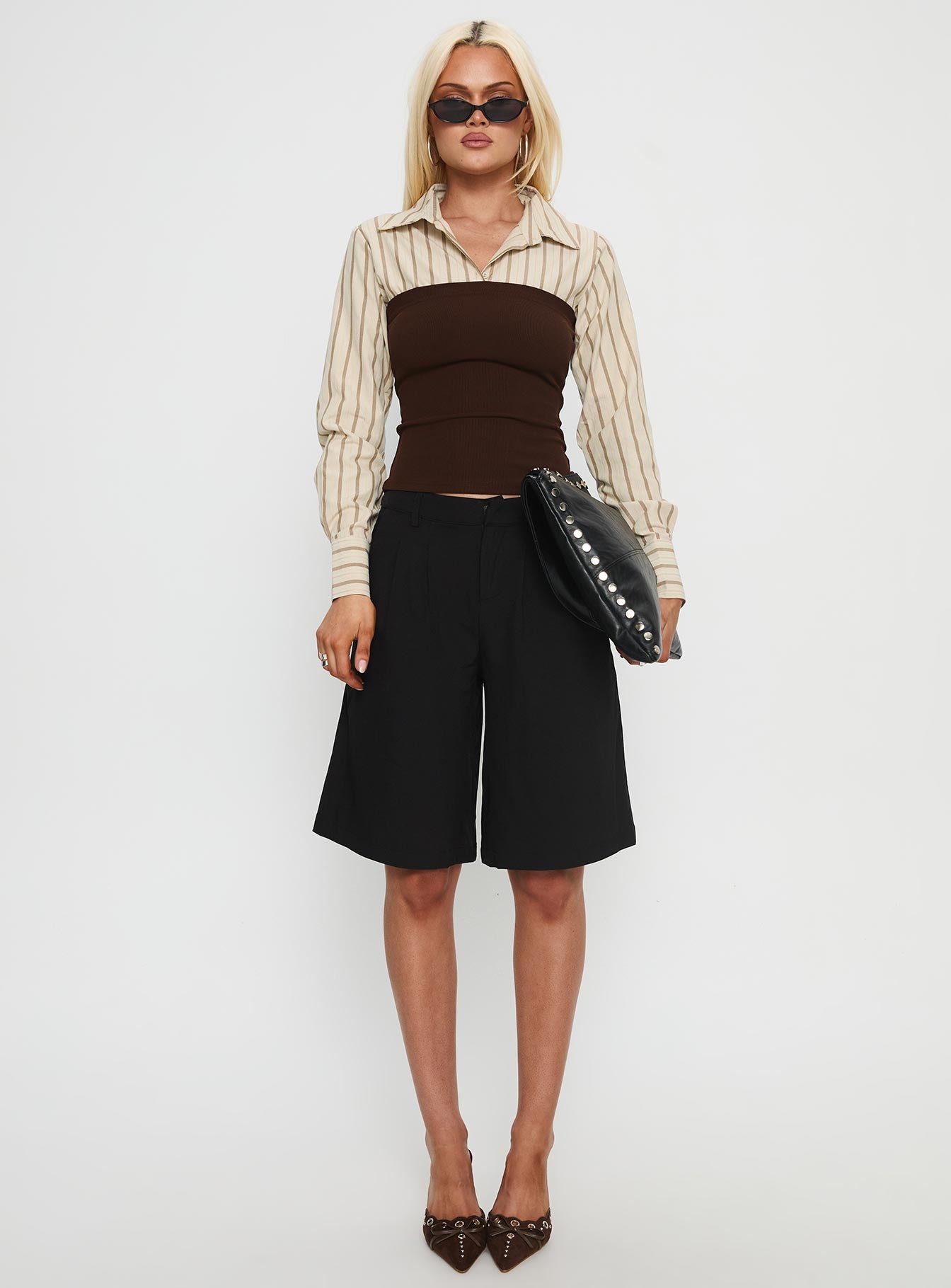 Dawnette Layered Long Sleeve Top Multi - Image 7