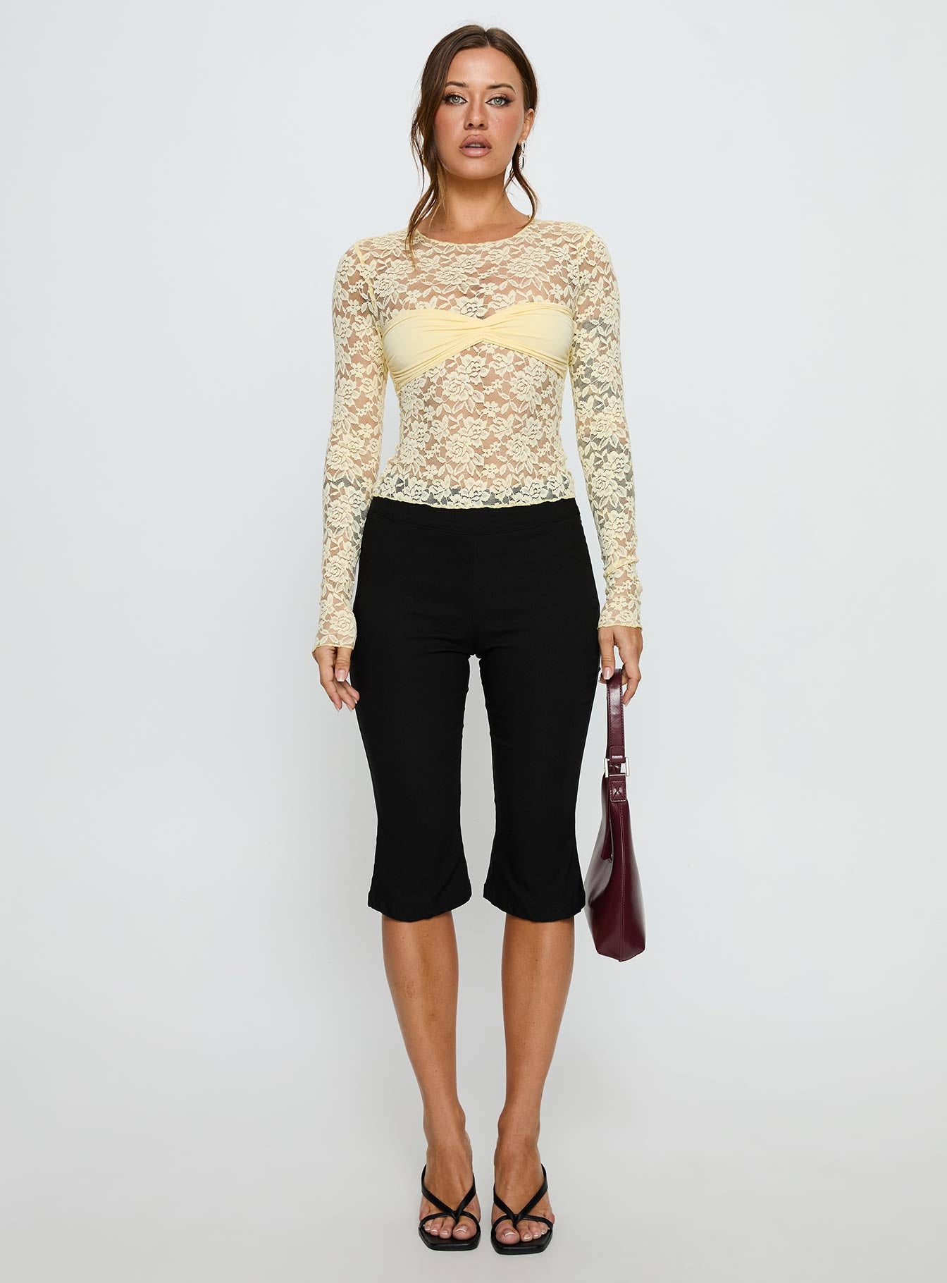 Midnight Long Sleeve Top Vanilla Custard - Image 7