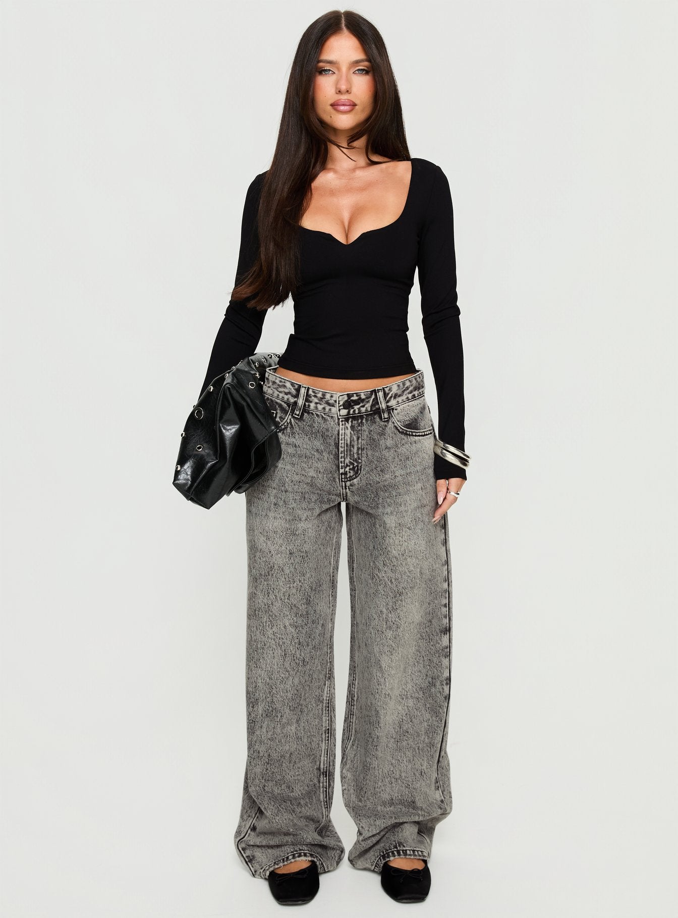 Evangelene Long Sleeve Top Black - Image 6