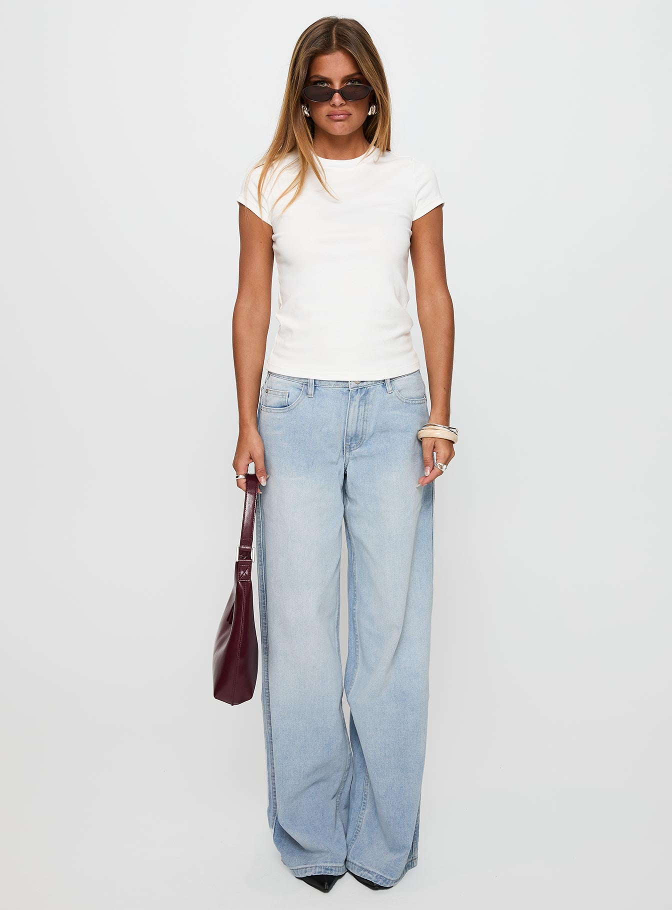 Prestige Longline Baby Tee Ivory - Image 7