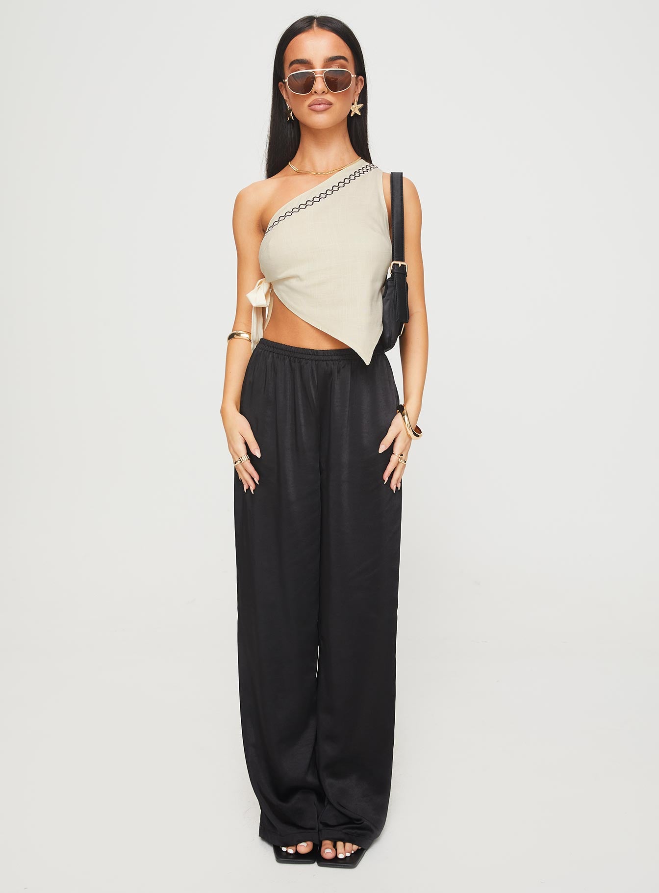 Frankle Top Creamblack - Image 7