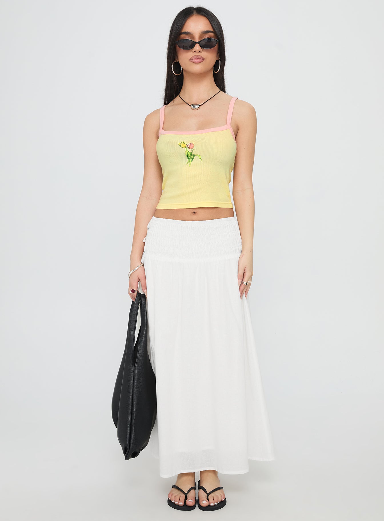 Gardens Of Summer Graphic Tank Yellow - Image 7