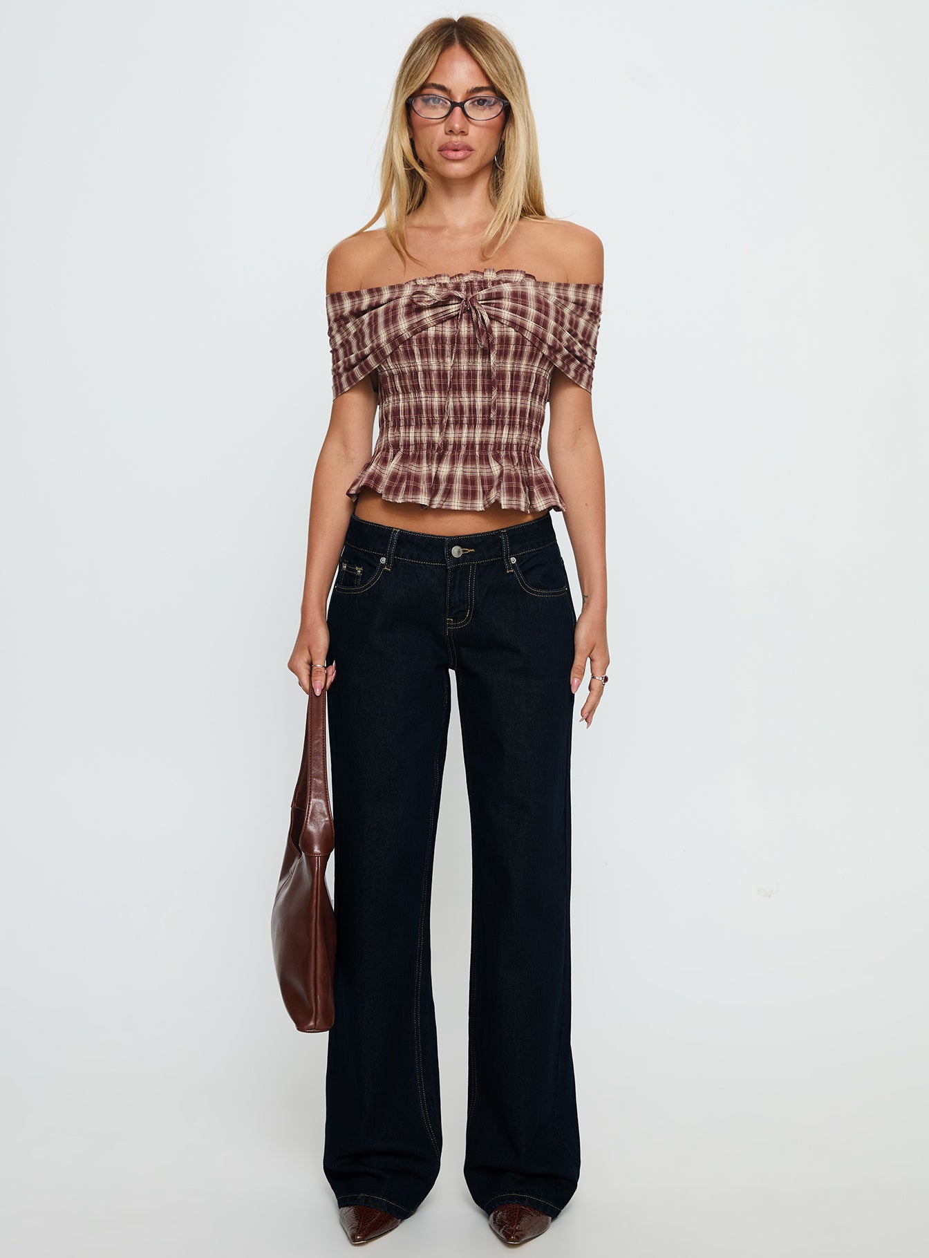 Tidal Wave High Rise Straight Leg Jeans Raw Denim - Image 6