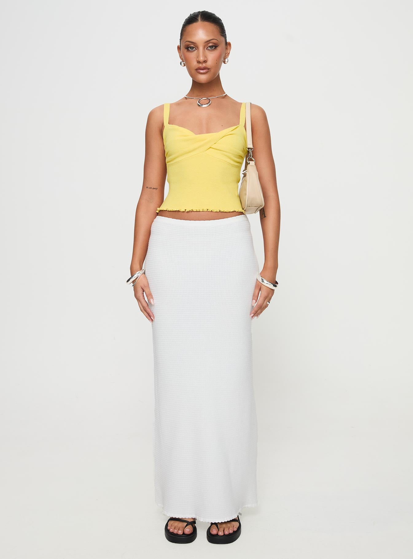 Dalma Twist Top Yellow - Image 7
