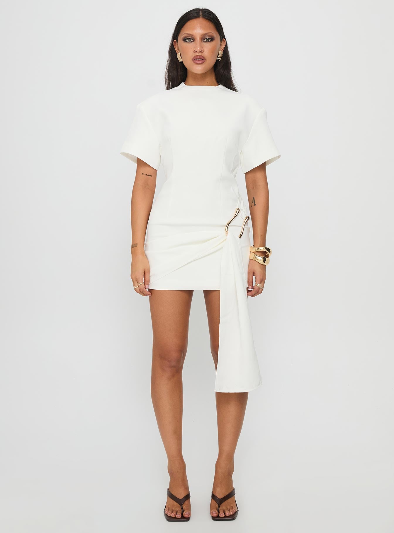 Martini Mini Dress Porcelain - Image 7