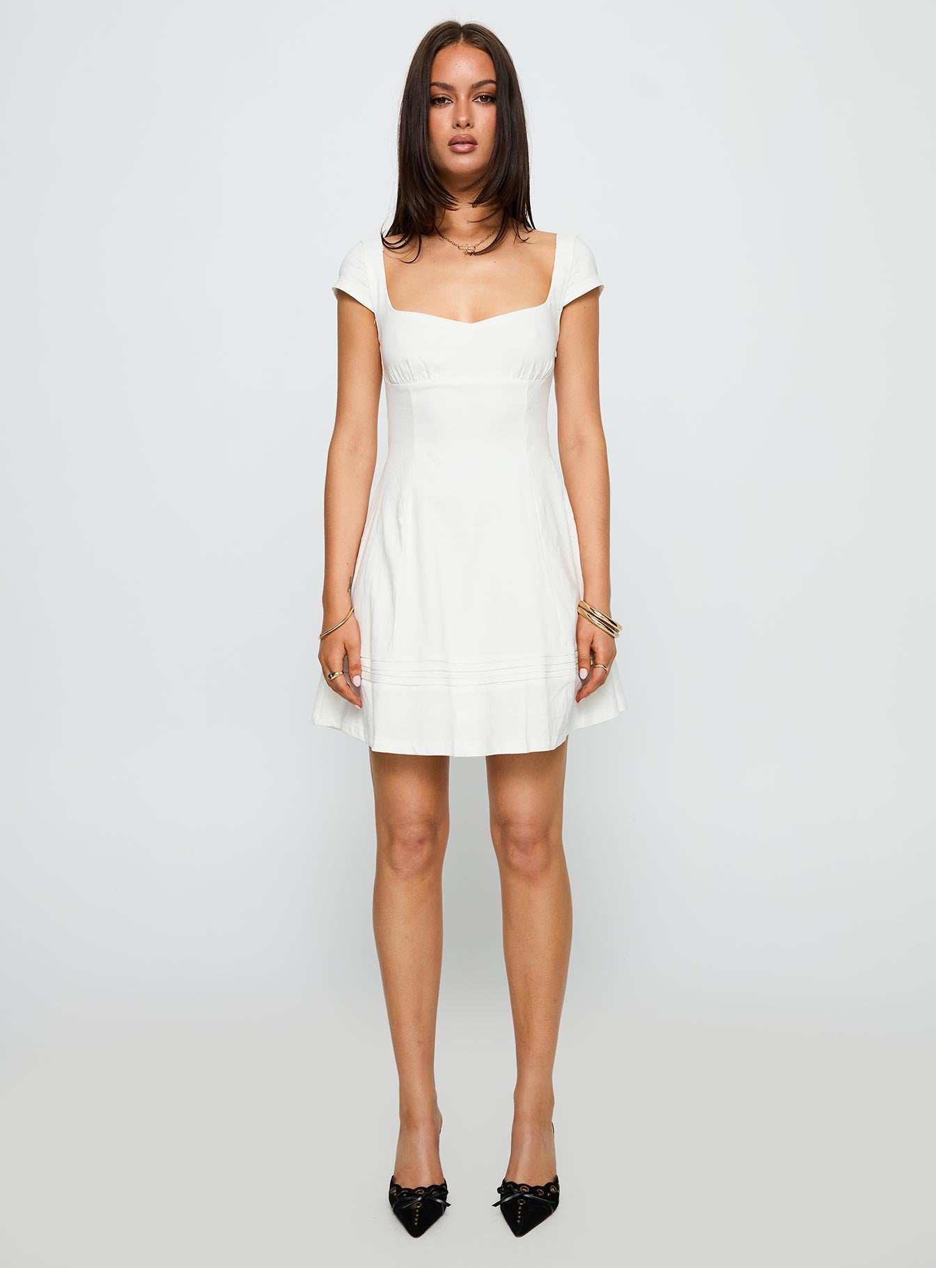 Infinite Wonders Mini Dress White - Image 7