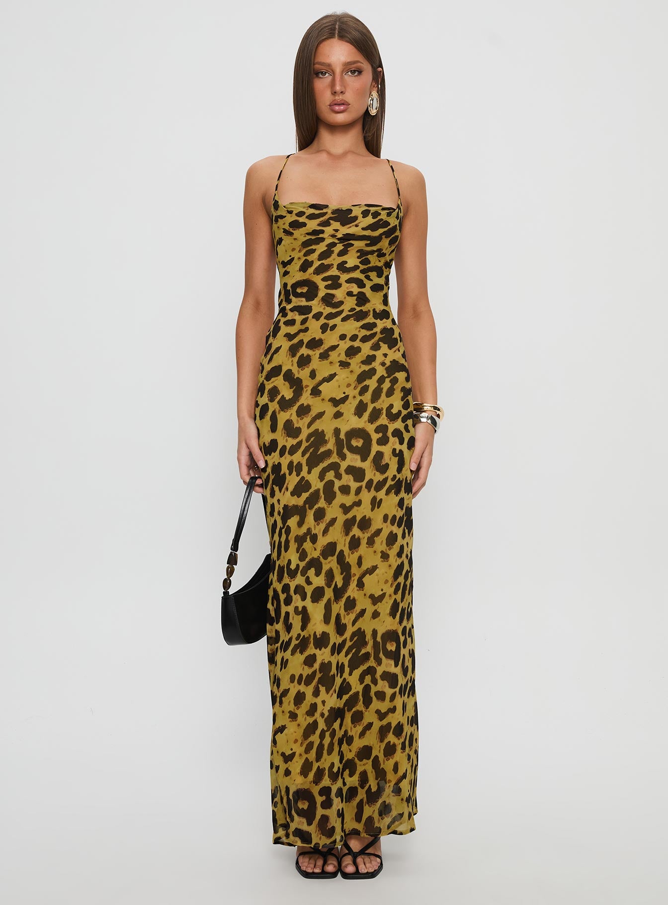 Celena Maxi Dress Leopard - Image 7