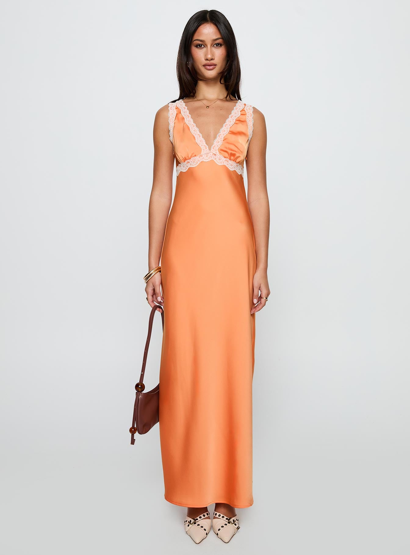 Natassja Maxi Dress Orange - Image 6
