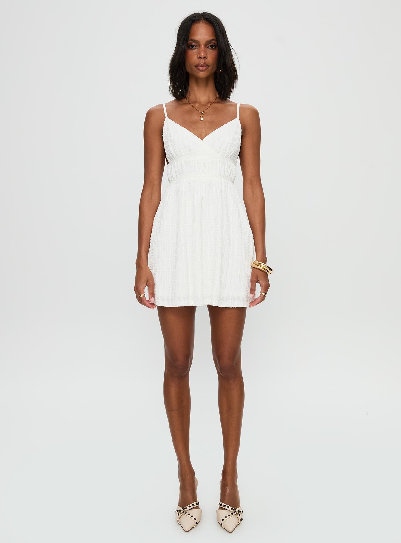 All Too Well Mini Dress White - Image 7