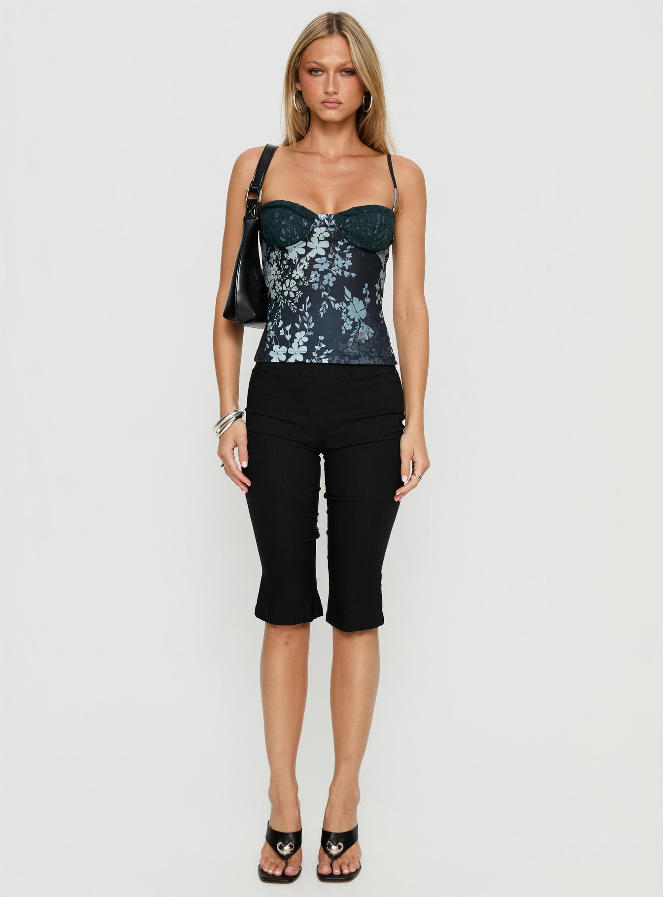 Cacy Cami Top Navy Floral - Image 6