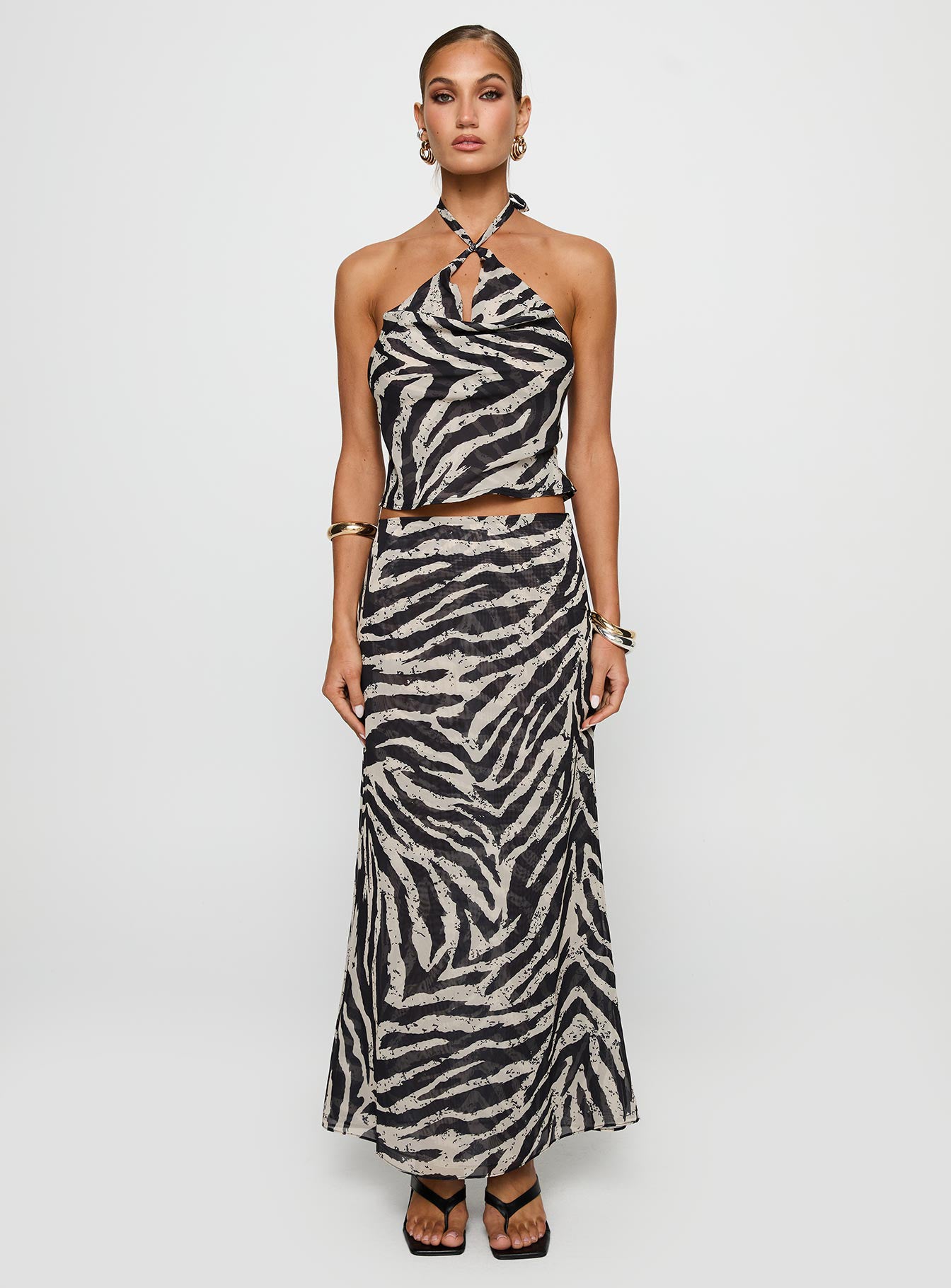 Eleganza Maxi Skirt Zebra - Image 7