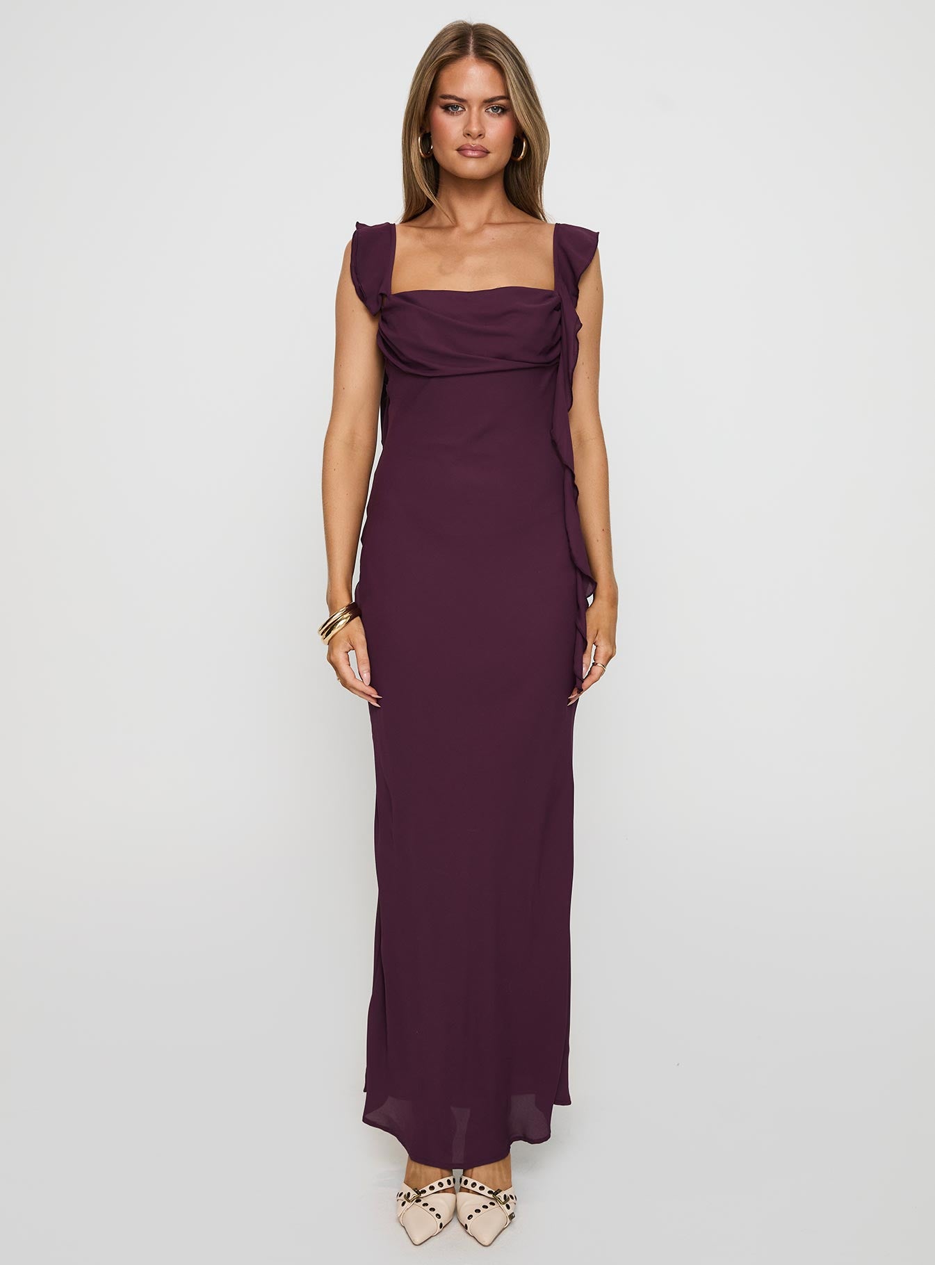 Lanai Maxi Dress Plum - Image 7