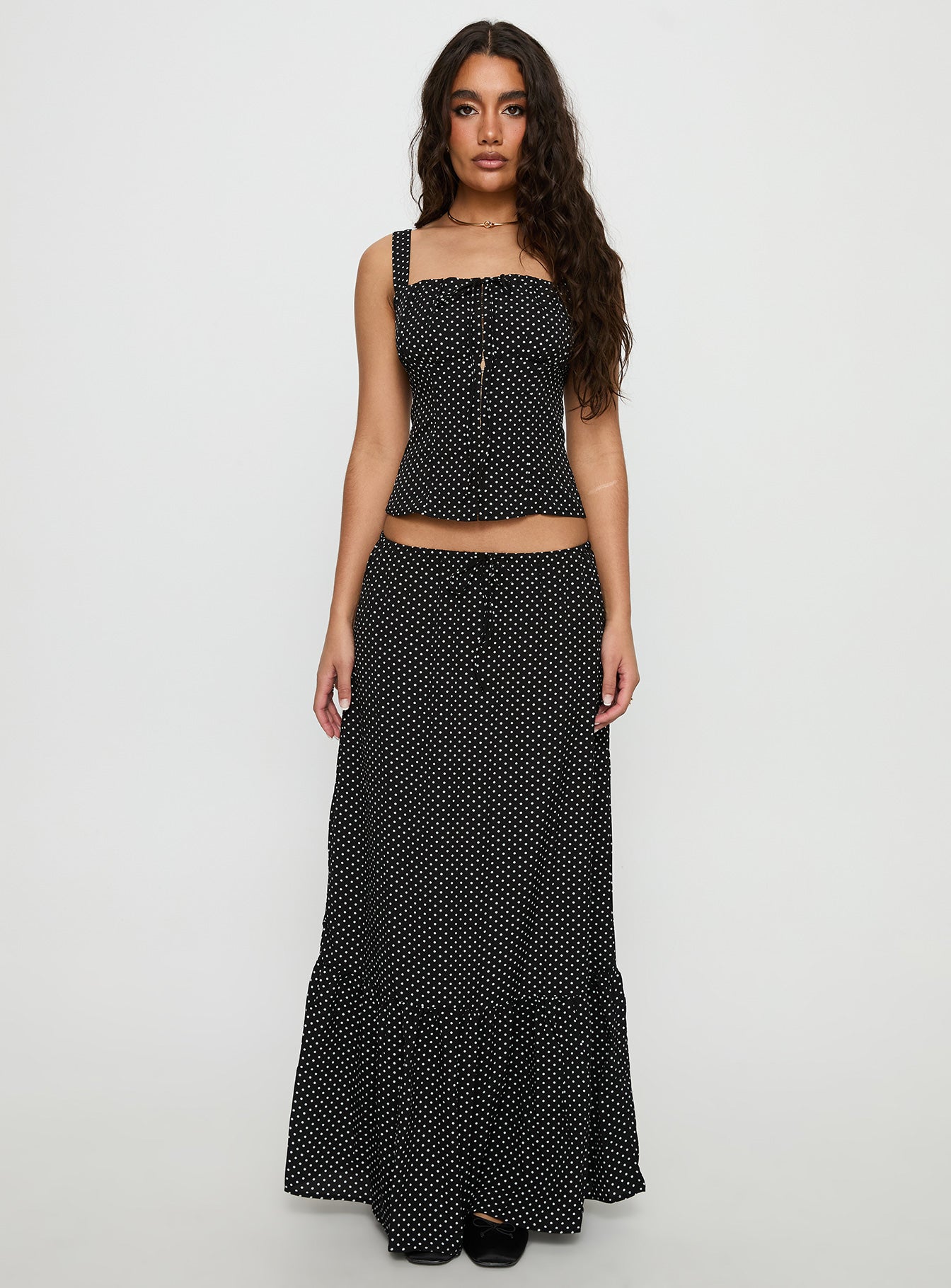 Modern Girl Top Black Polka - Image 7
