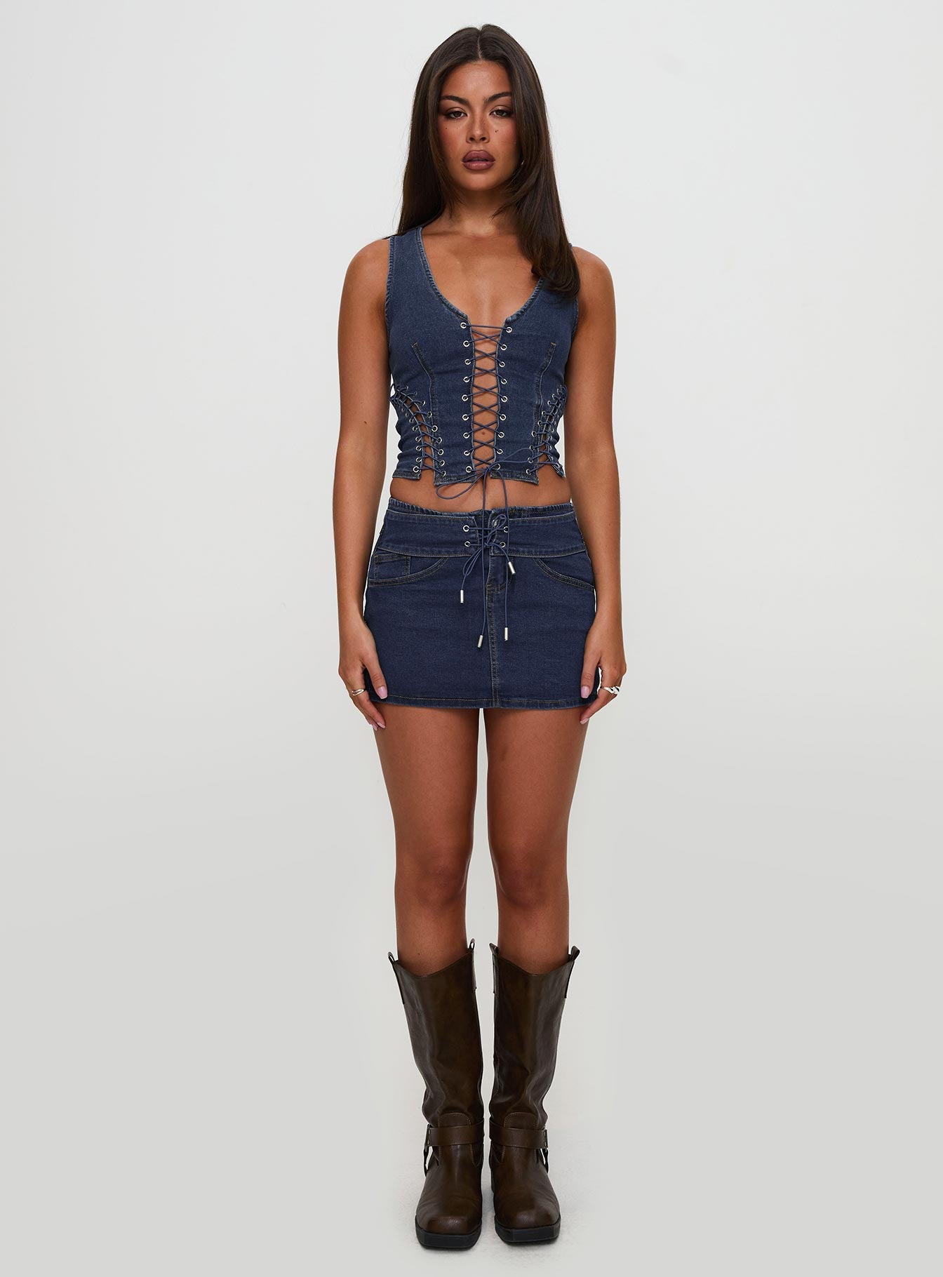 Edenette Top Mid Blue Wash - Image 10