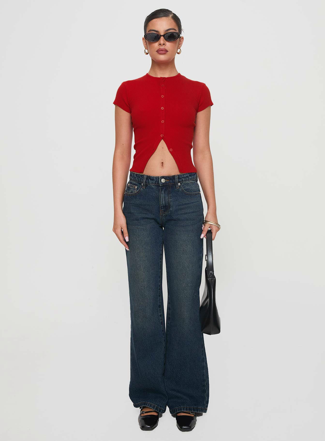 Suzu Knit Top Red - Image 7