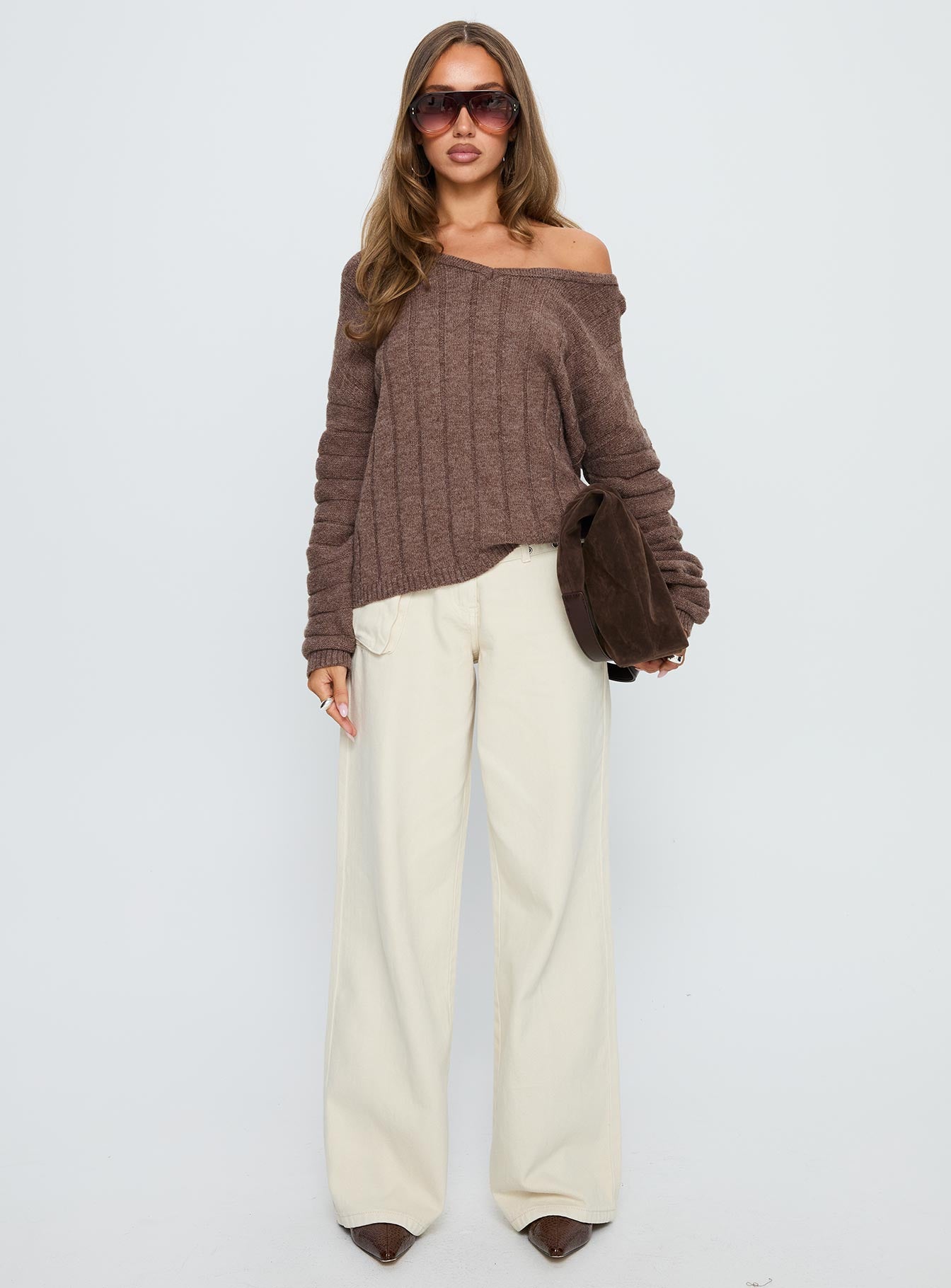 Main Thing Knit Sweater Mocha - Image 7