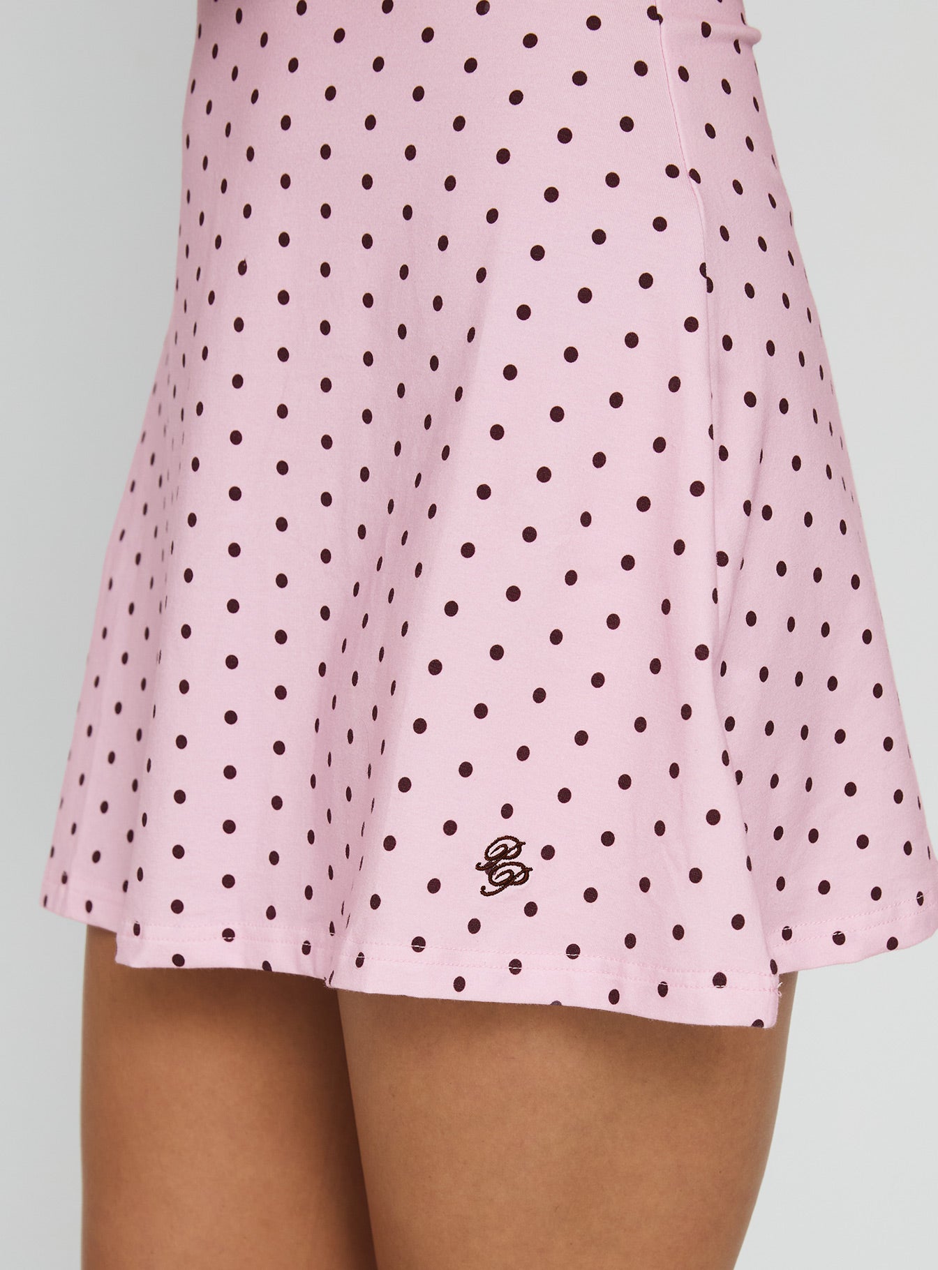 Sleep Schedule Sleep Mini Dress Pink Polka - Image 7
