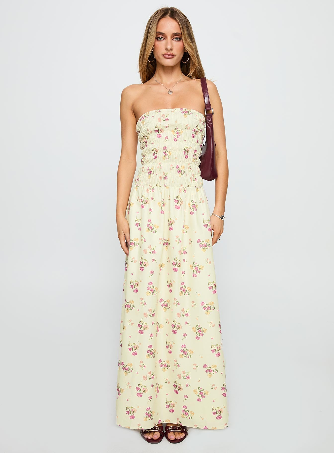Human Nature Strapless Maxi Dress Multi Floral - Image 6