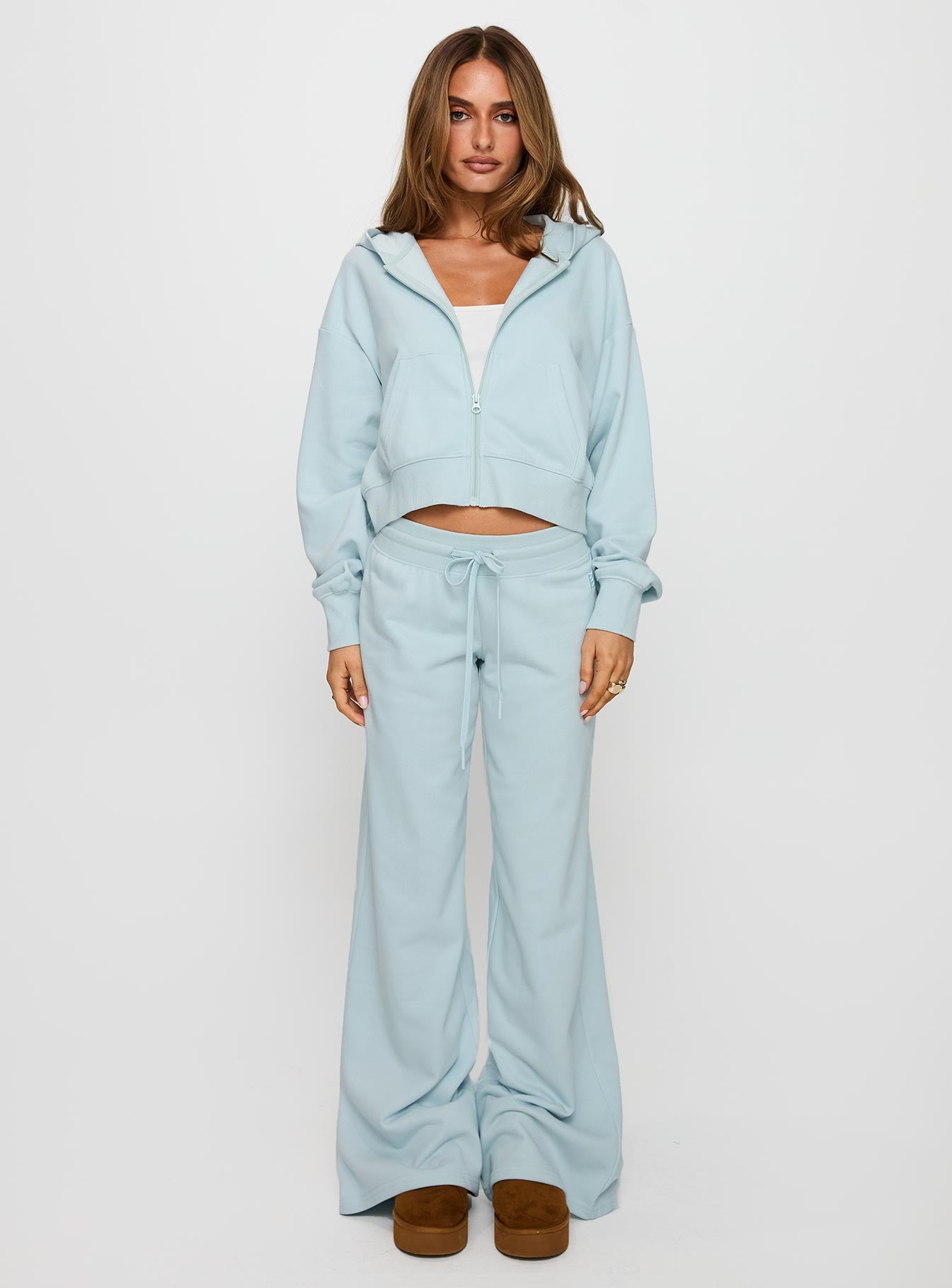 Revive Zip Through Hoodie Blue - Image 7