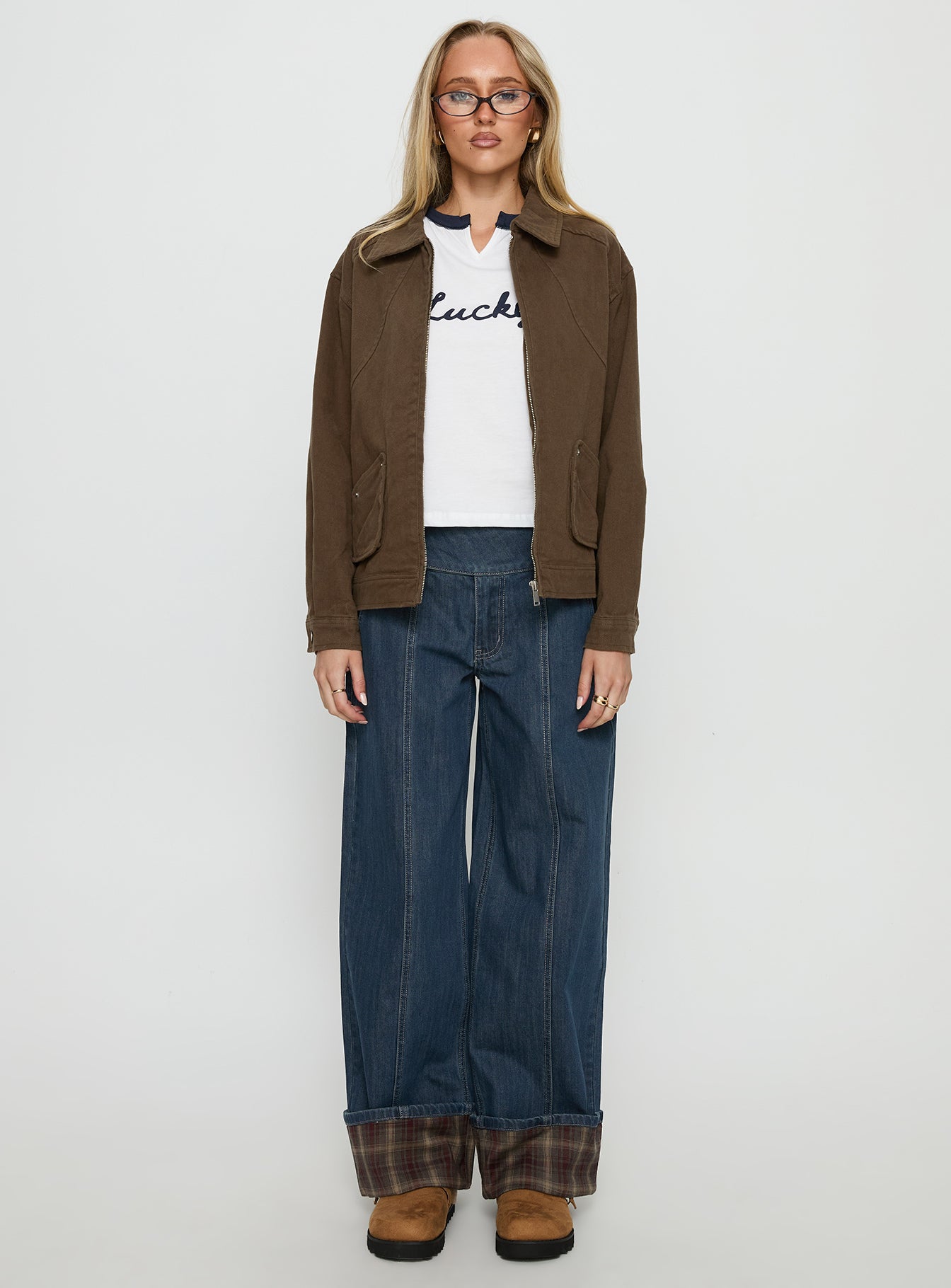 Nelsie Collared Oversized Jacket Green - Image 7