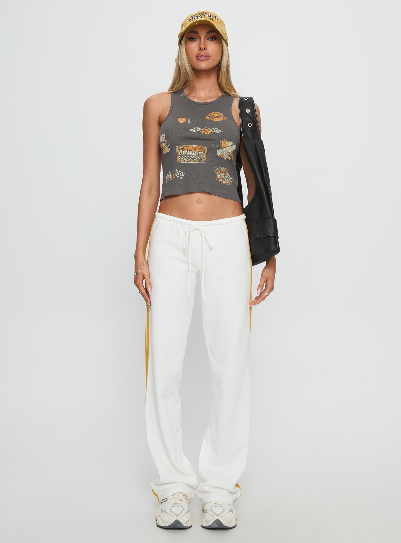 Need For Speed Tank Top Charcoal - Image 7