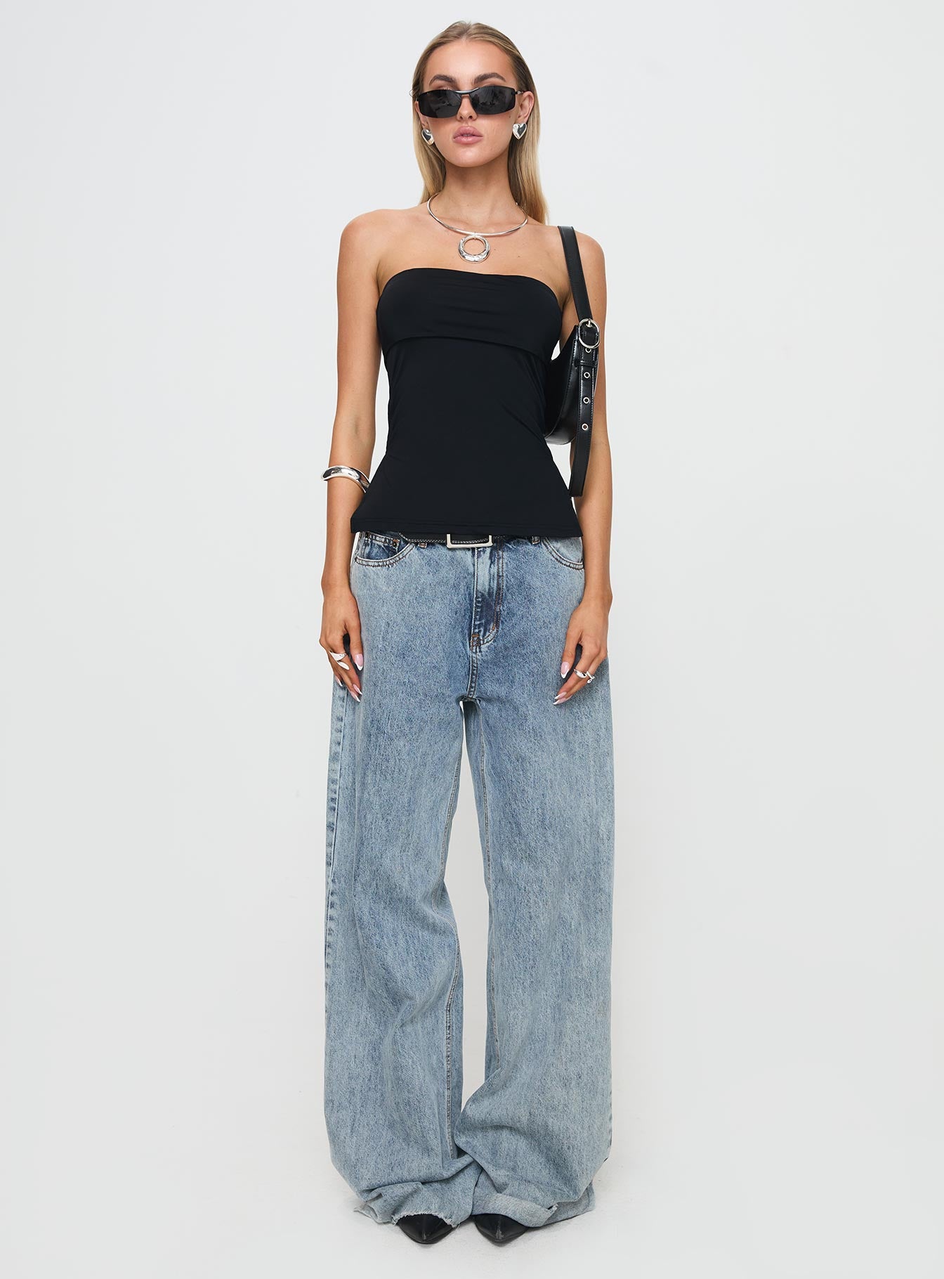 Strutter Strapless Top Black - Image 7