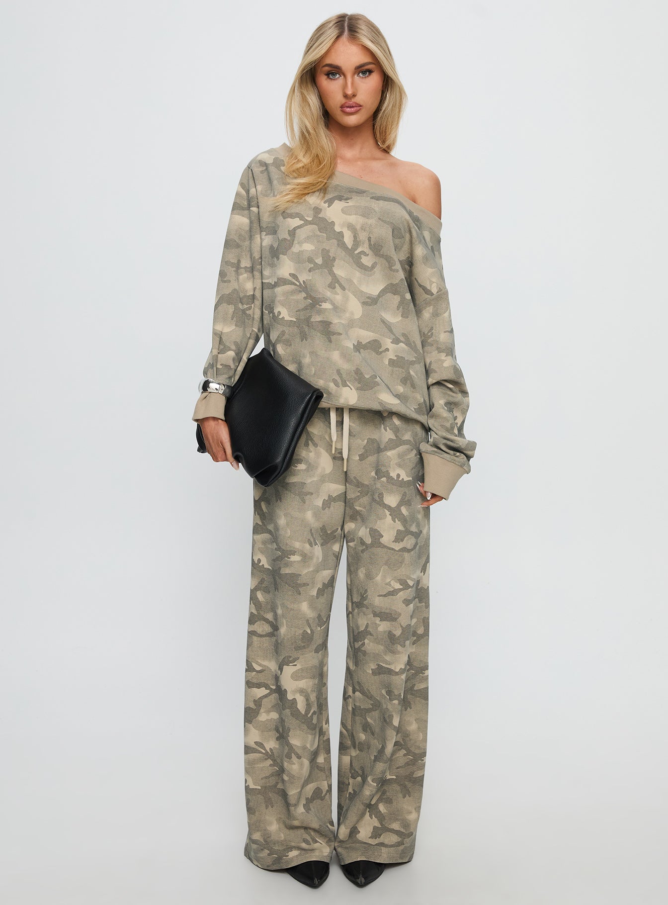 Dodie Wide Leg Pants Camo - Image 7
