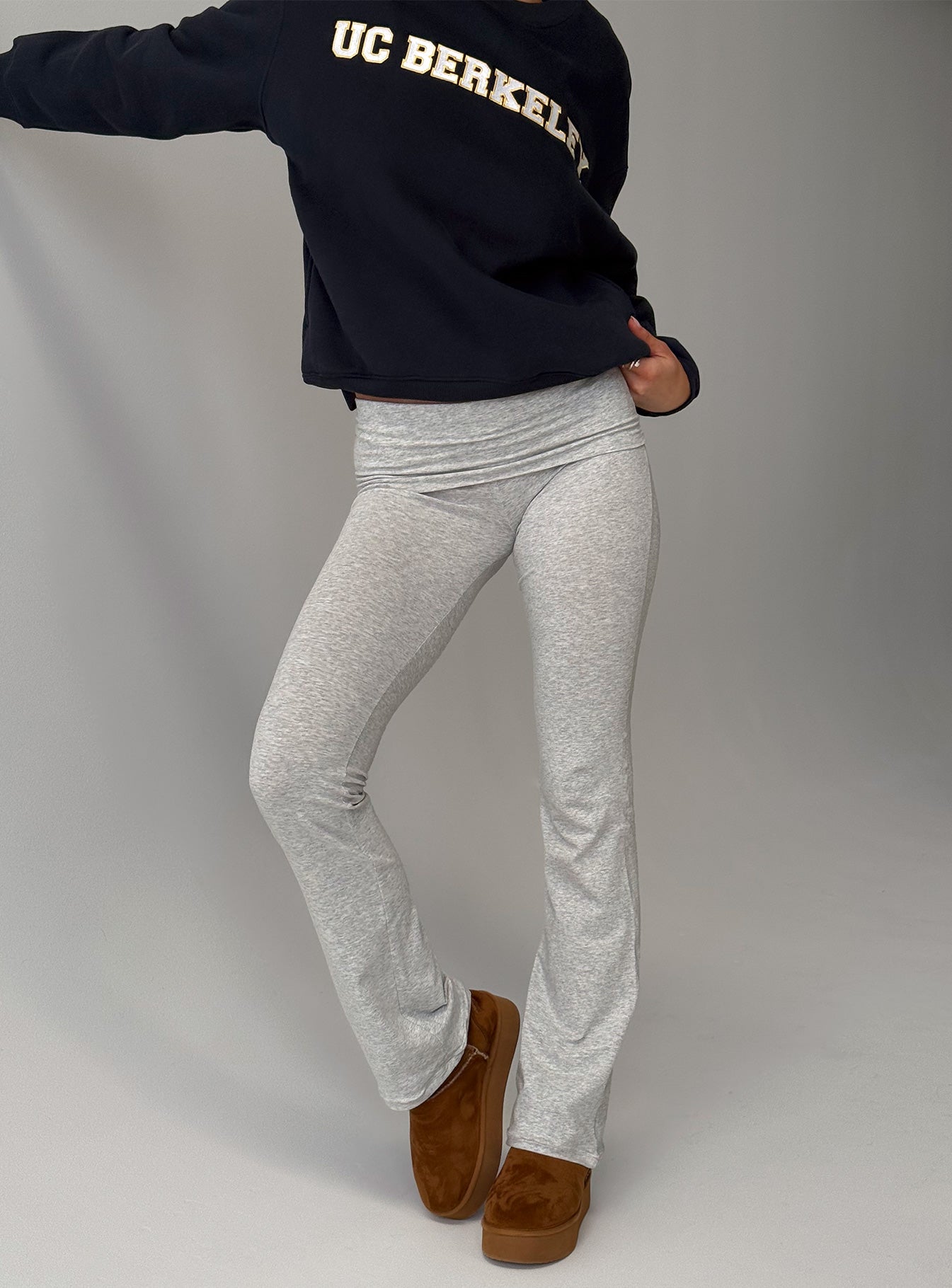 Uc Berkeley Foldover Pants Grey - Image 8