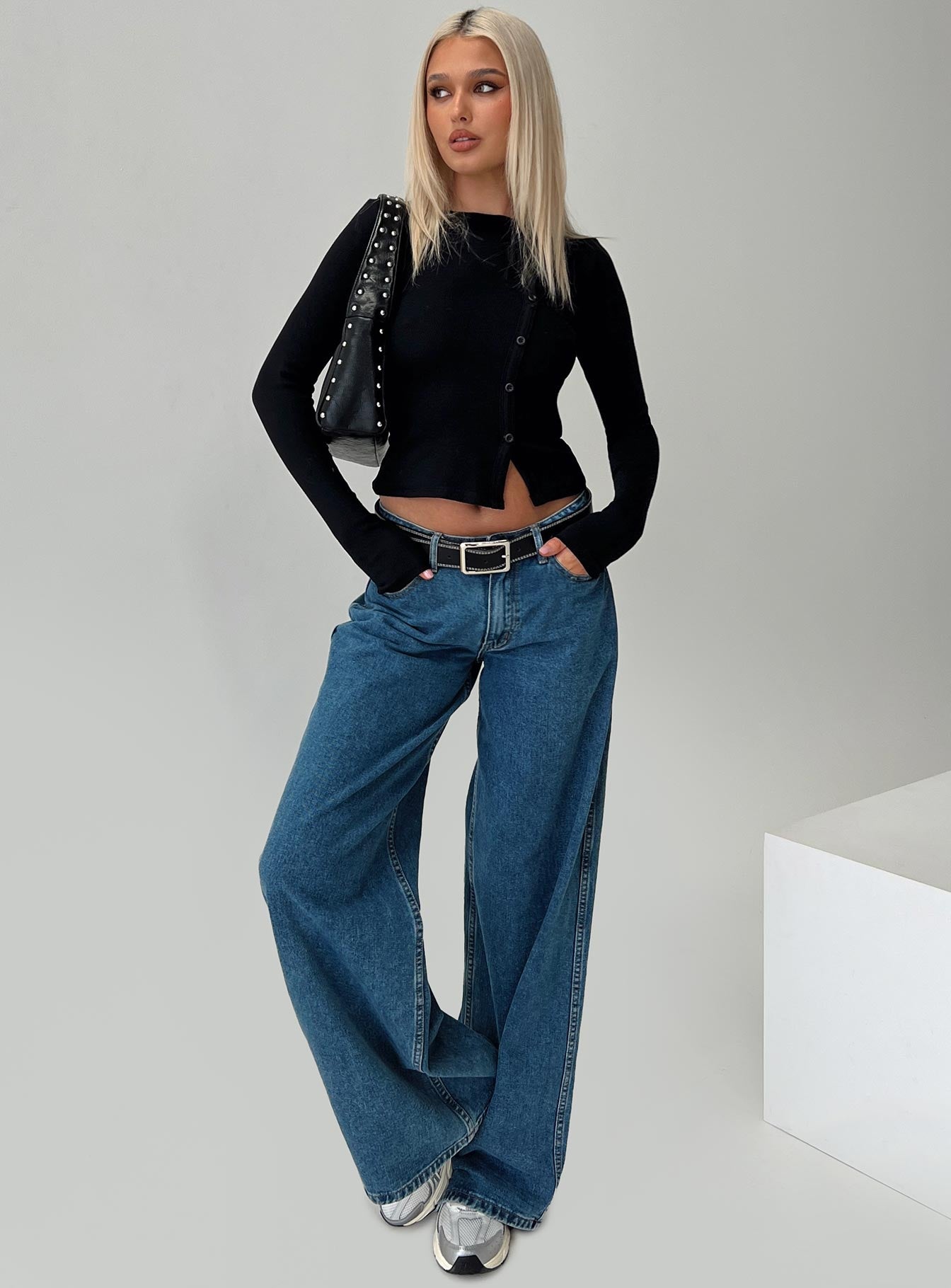 Passoni Long Sleeve Top Black - Image 8