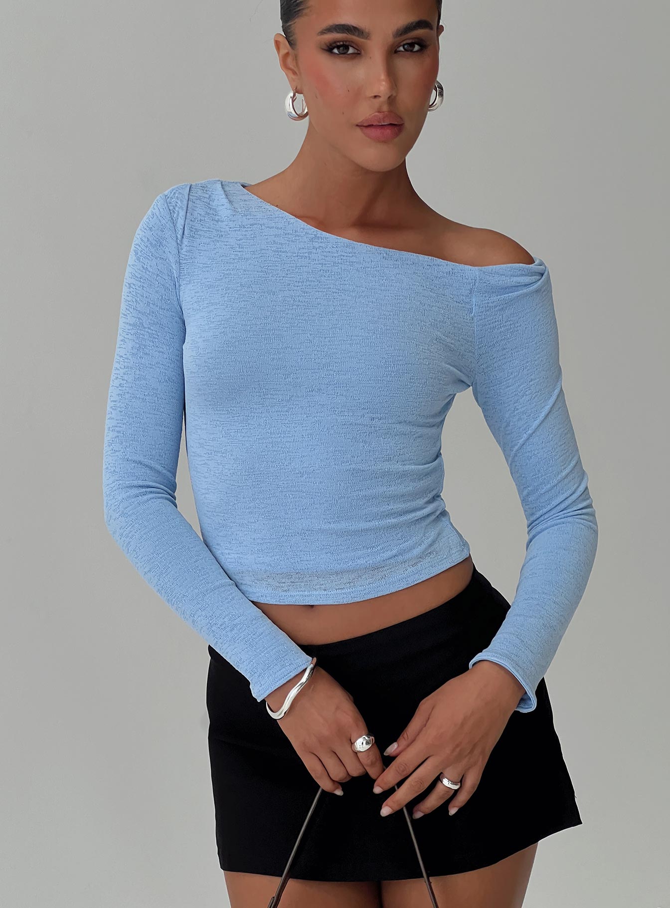 Malian Long Sleeve Top Blue - Image 8
