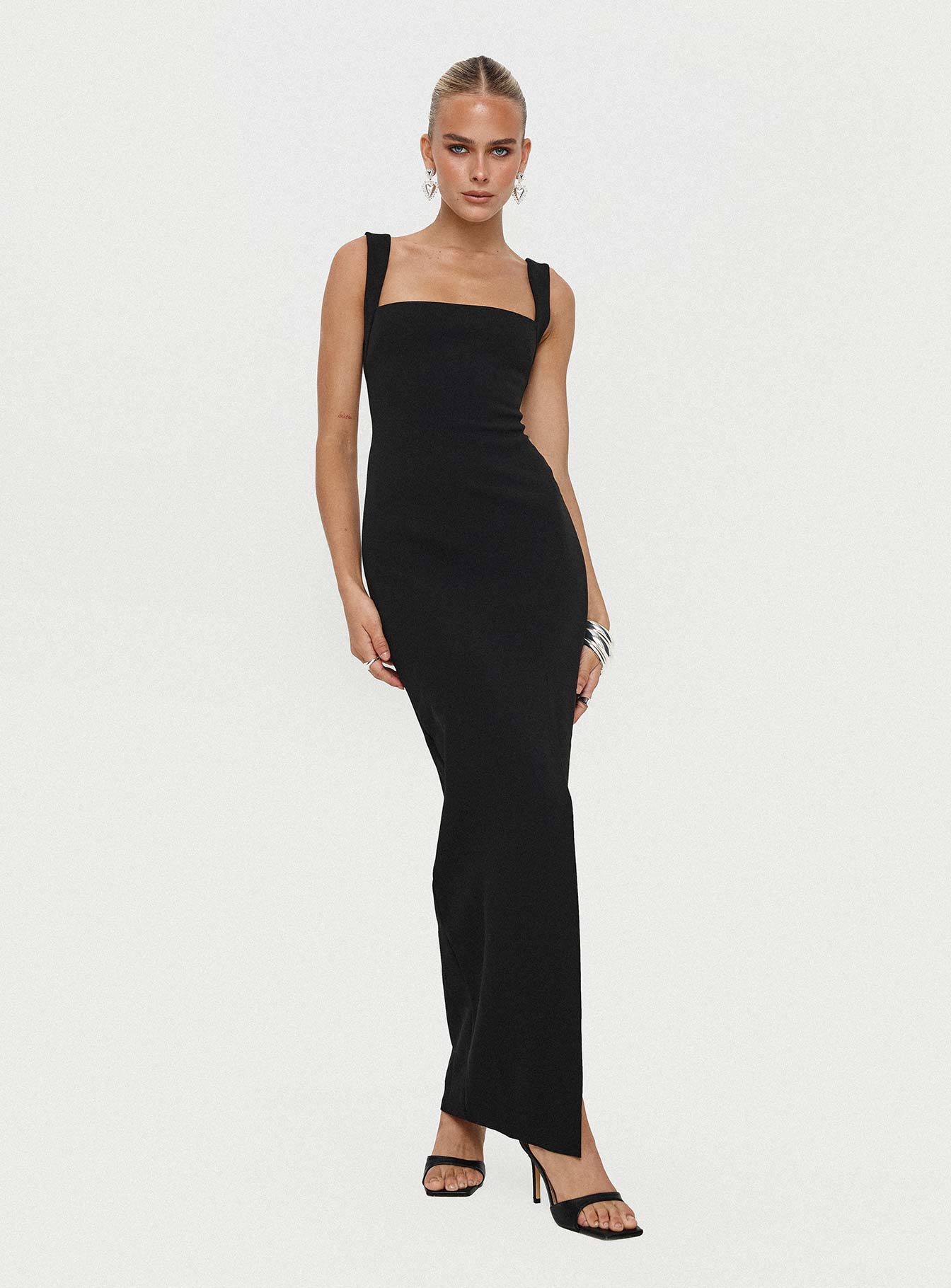 Bombshell Maxi Dress Black - Image 8