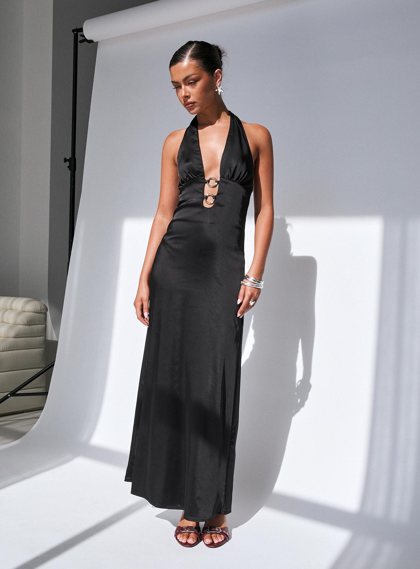 Fortress Maxi Dress Black - Image 8