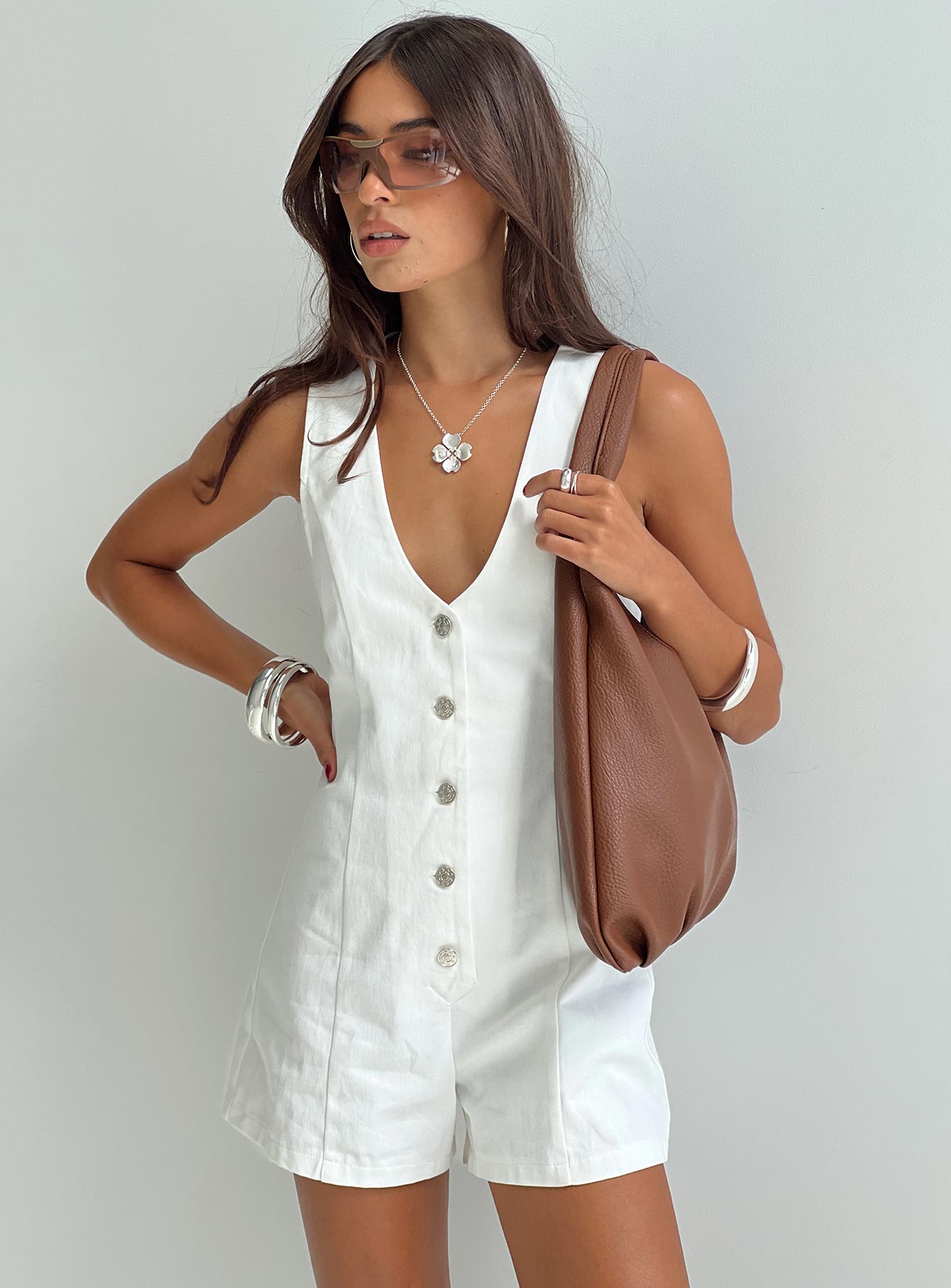 Damico Romper White - Image 8