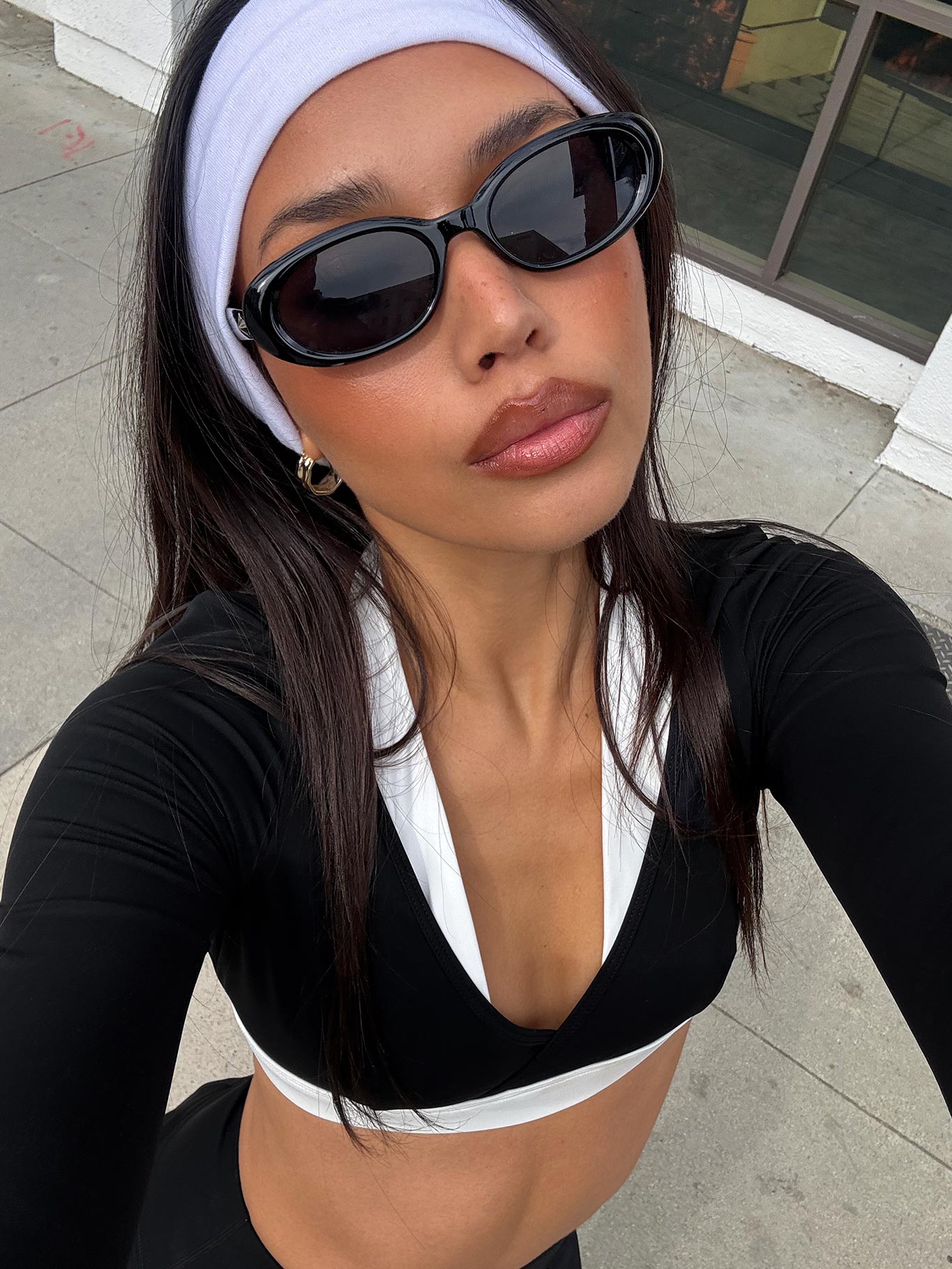 Vitality Long Sleeve Active Crop Black - Image 10