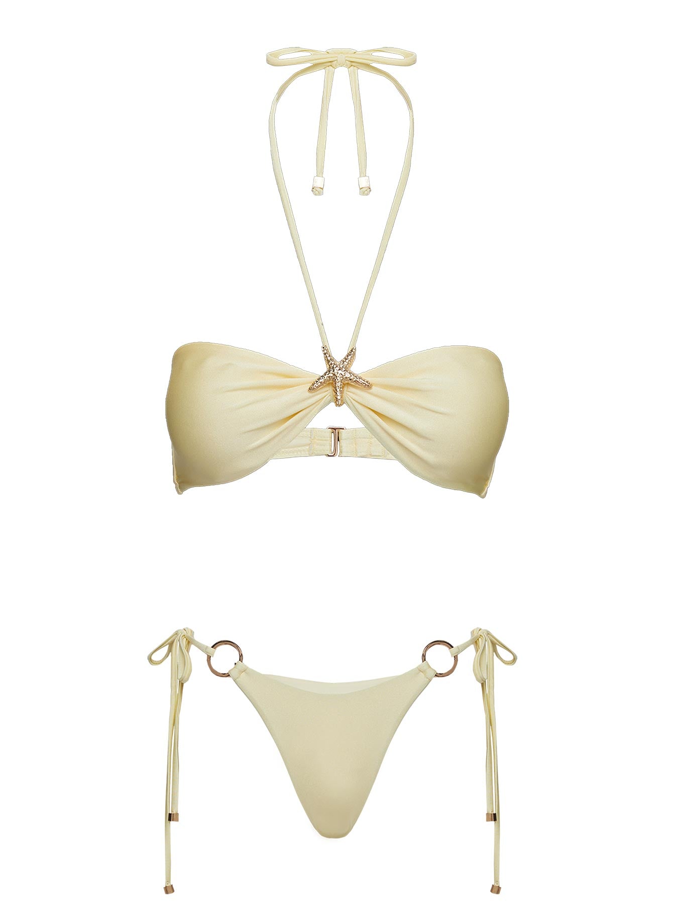 Alastor Halter Bikini Top Yellow - Image 5