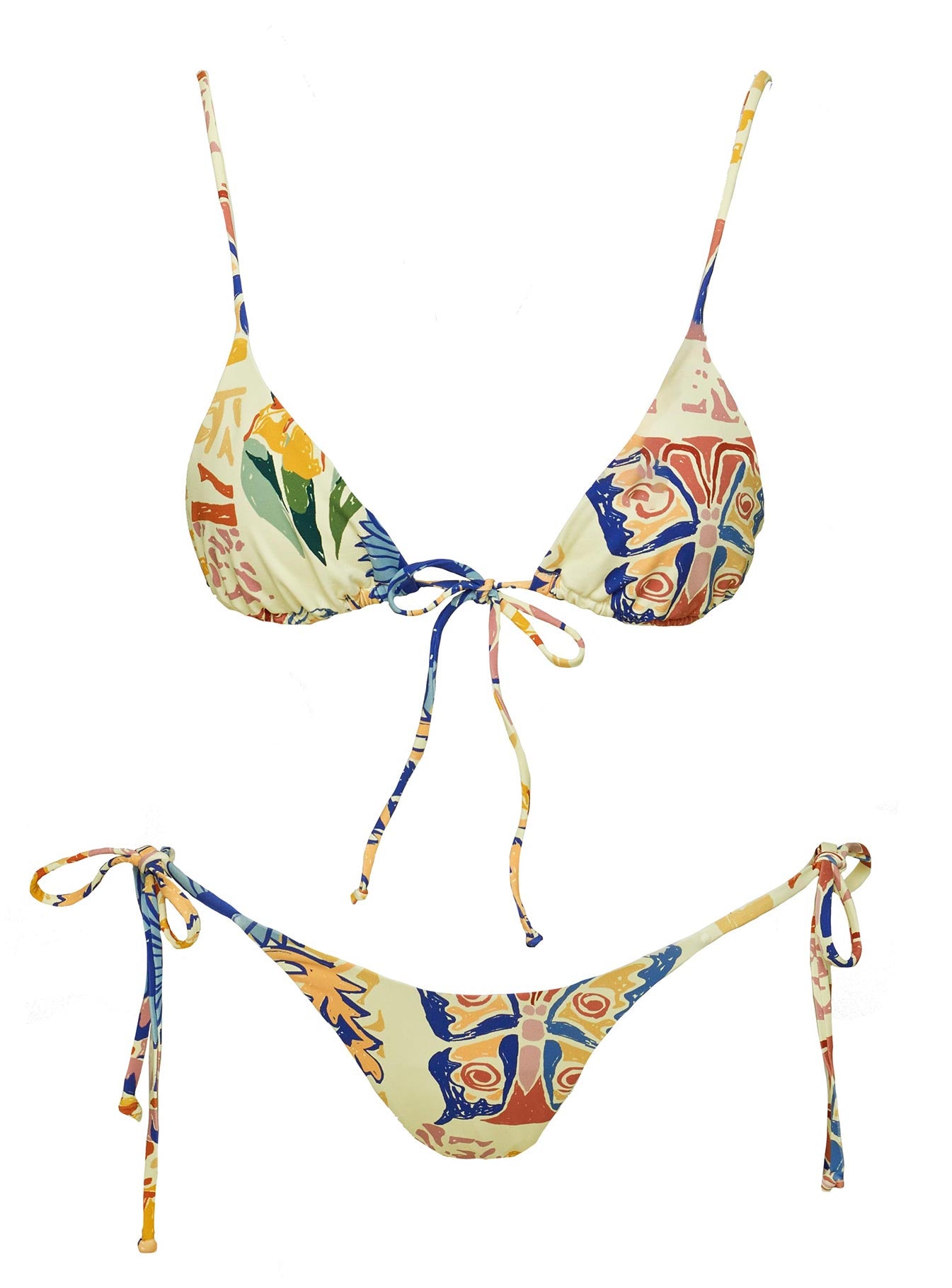 Glora Tie Side Bikini Bottom Multi - Image 5