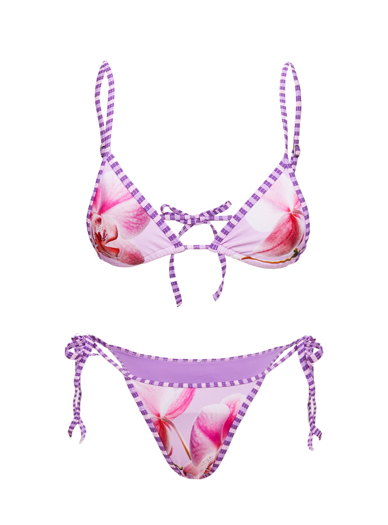 Beasley Tie Side Bikini Bottoms Pink Orchid - Image 5