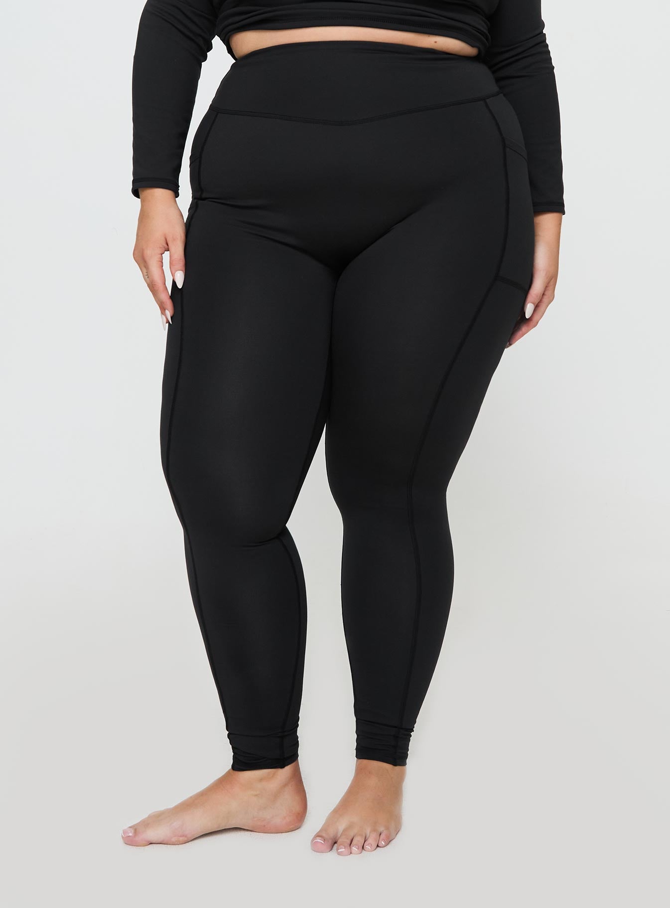 Achieve Activewear Leggings Black Curve - Image 6